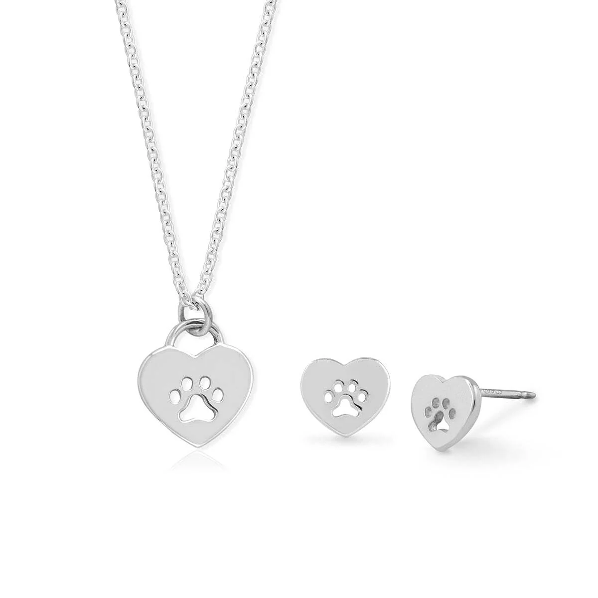 Heart Dog Paw Studs - Image 4