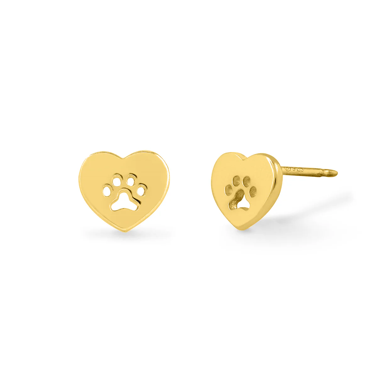 Heart Dog Paw Studs - Image 5