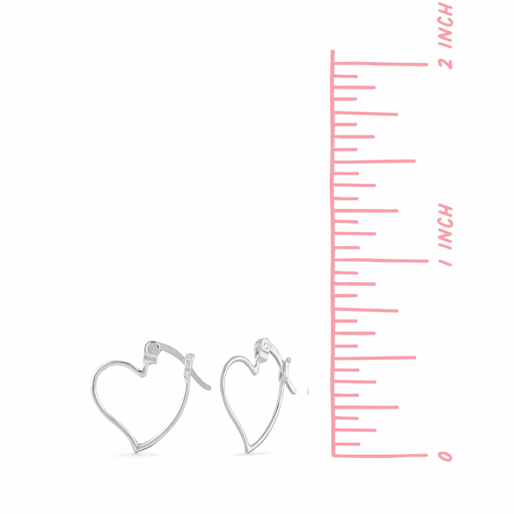 Heart Tilt Hoops - Image 6