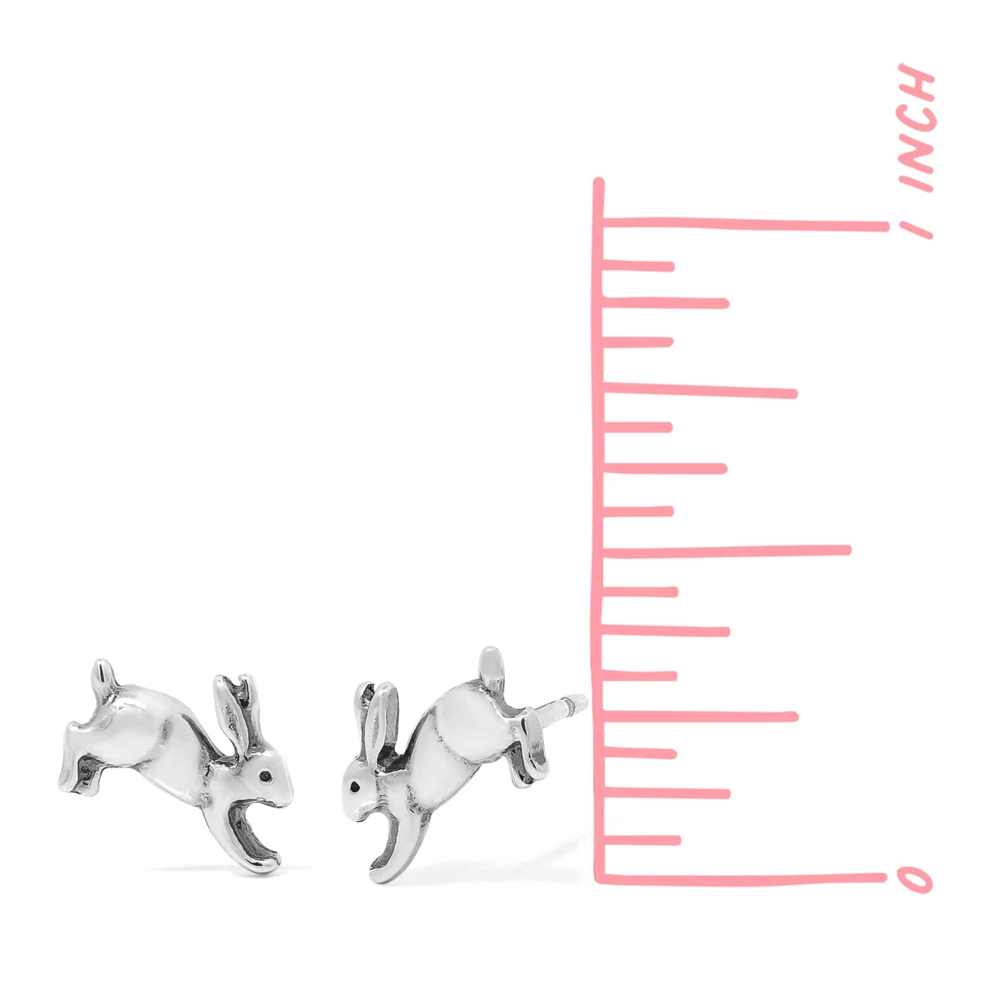 Hopping Bunny Studs - Image 5