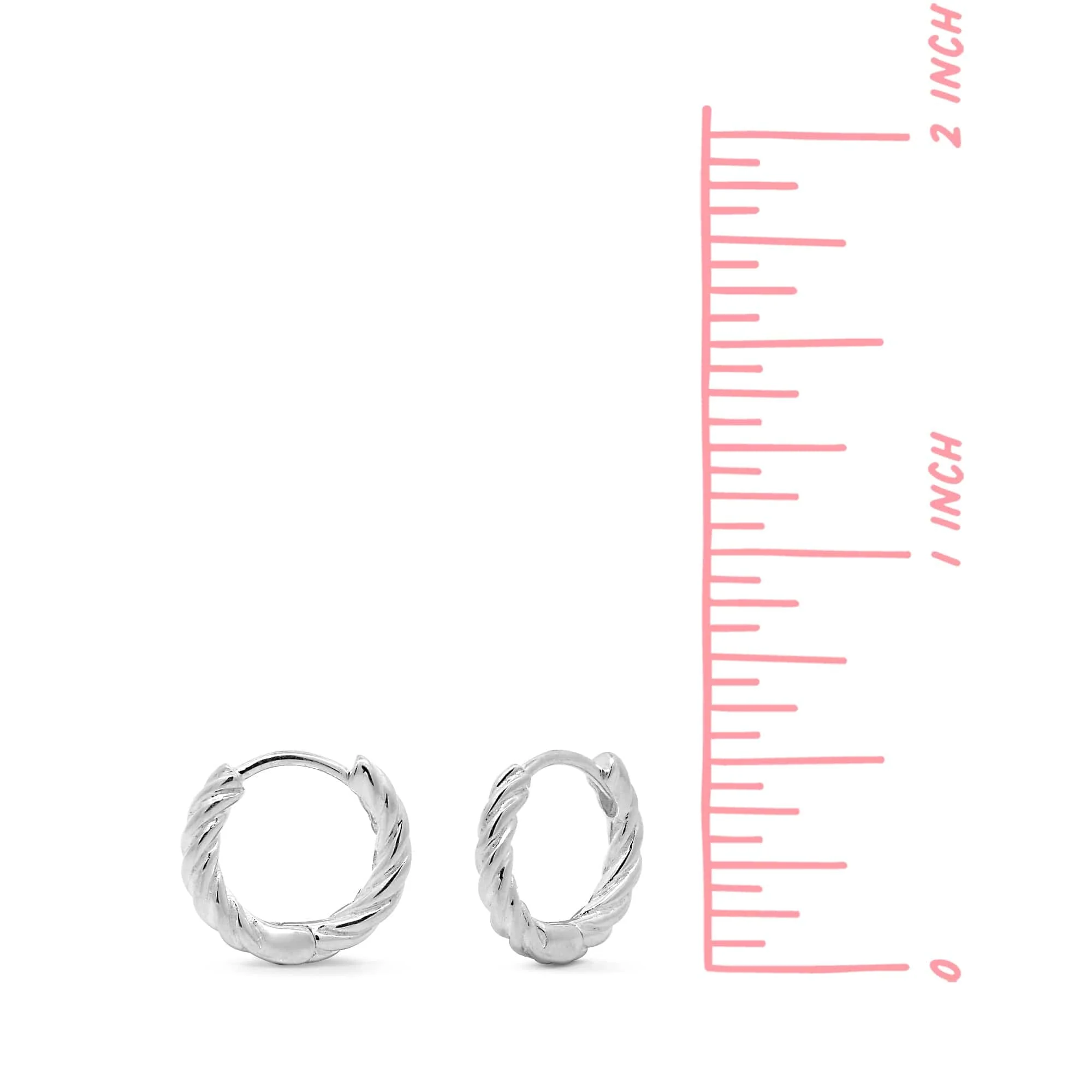 Braided Huggie Hoops - Image 13