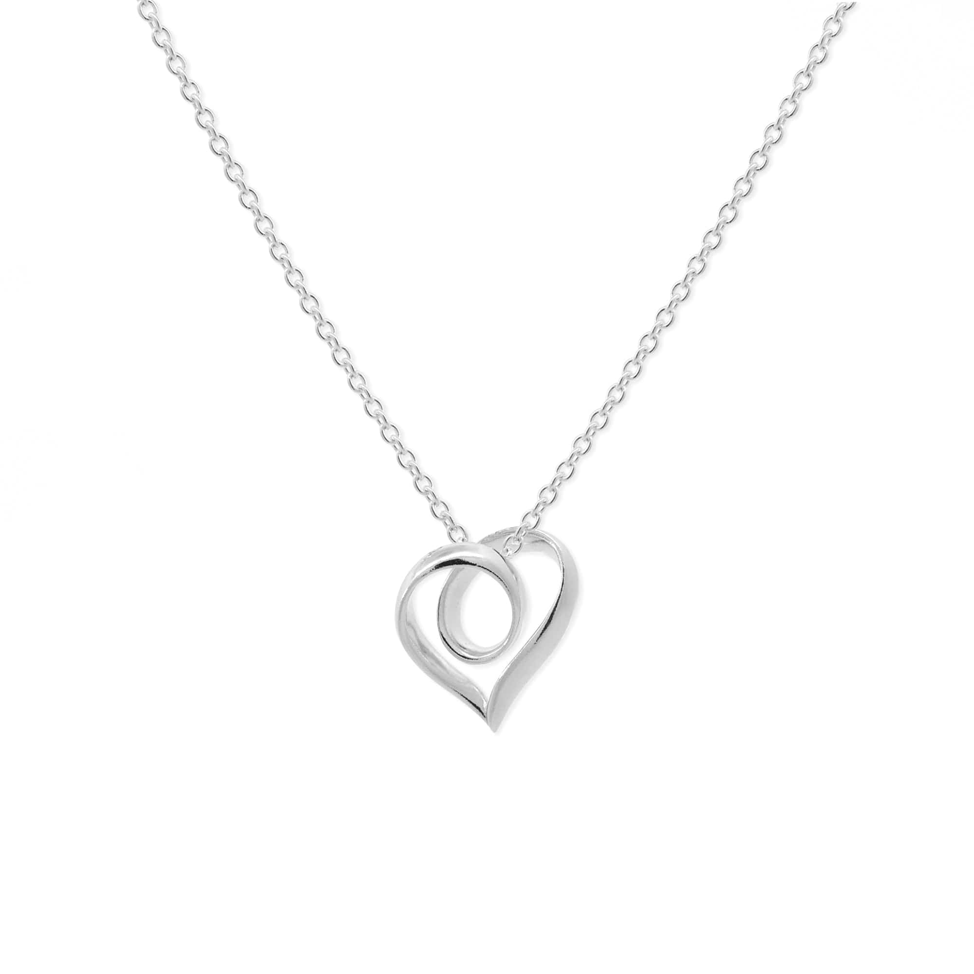 Infinite Loop Heart Pendant