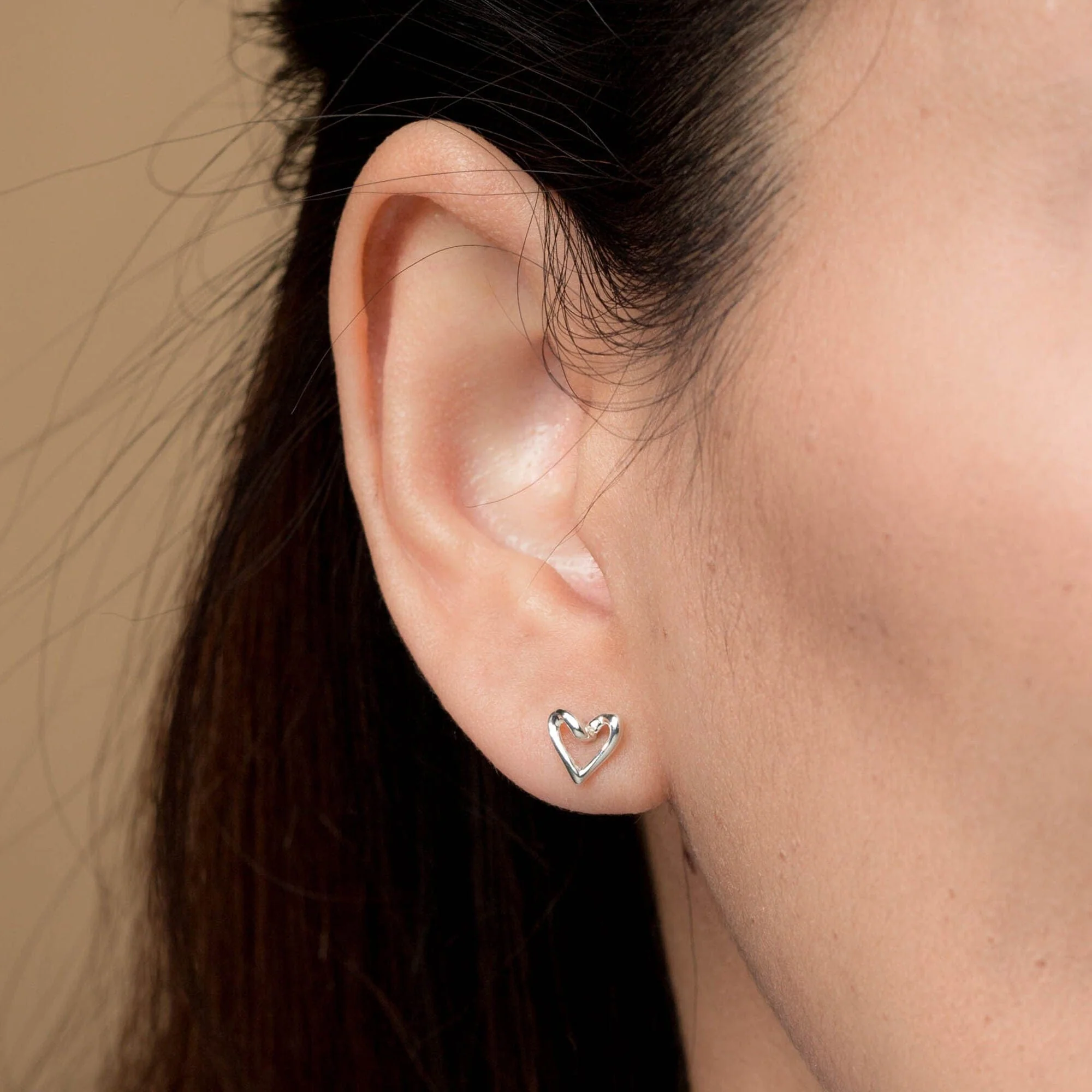 Infinite Loop Heart Studs - Image 2