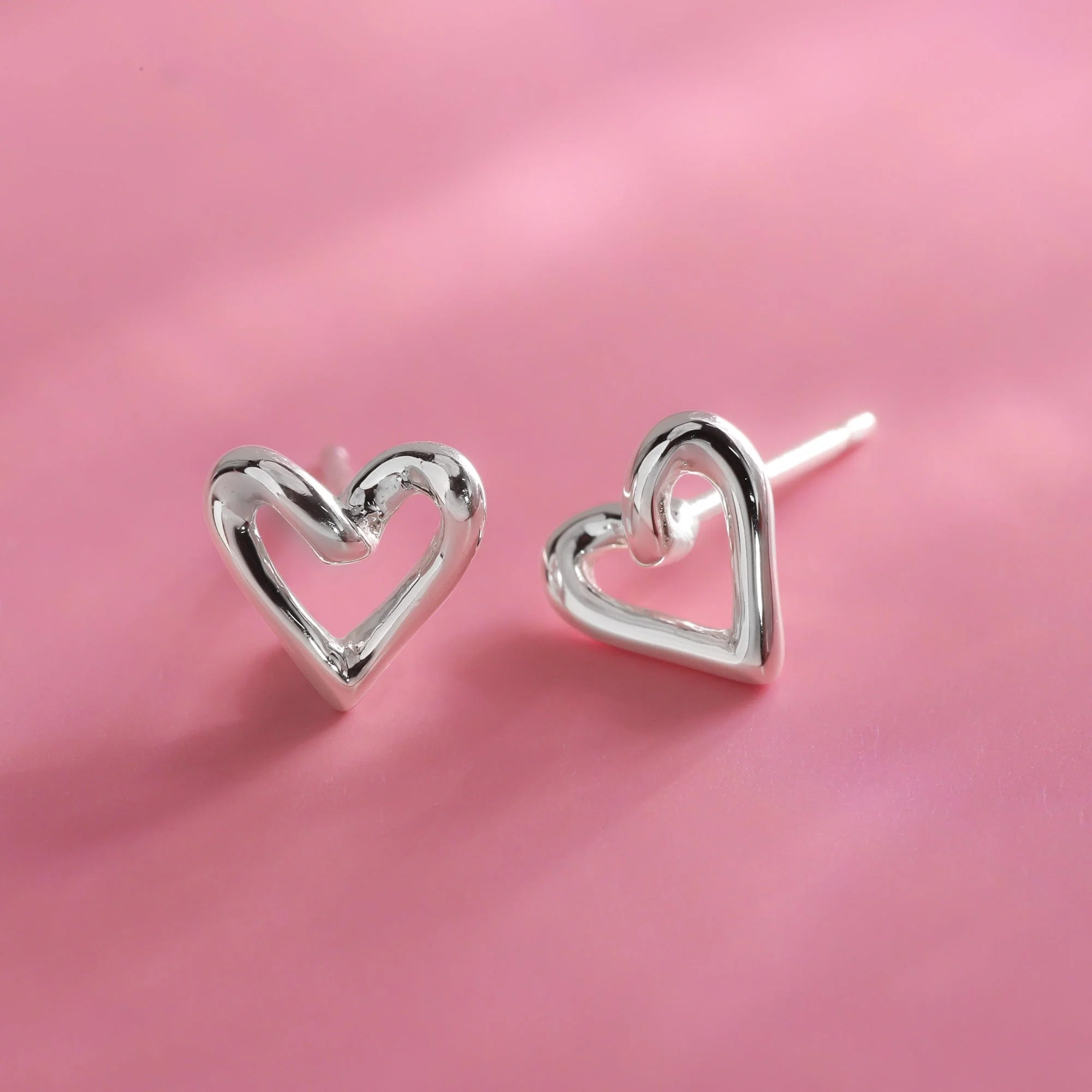 Infinite Loop Heart Studs - Image 3