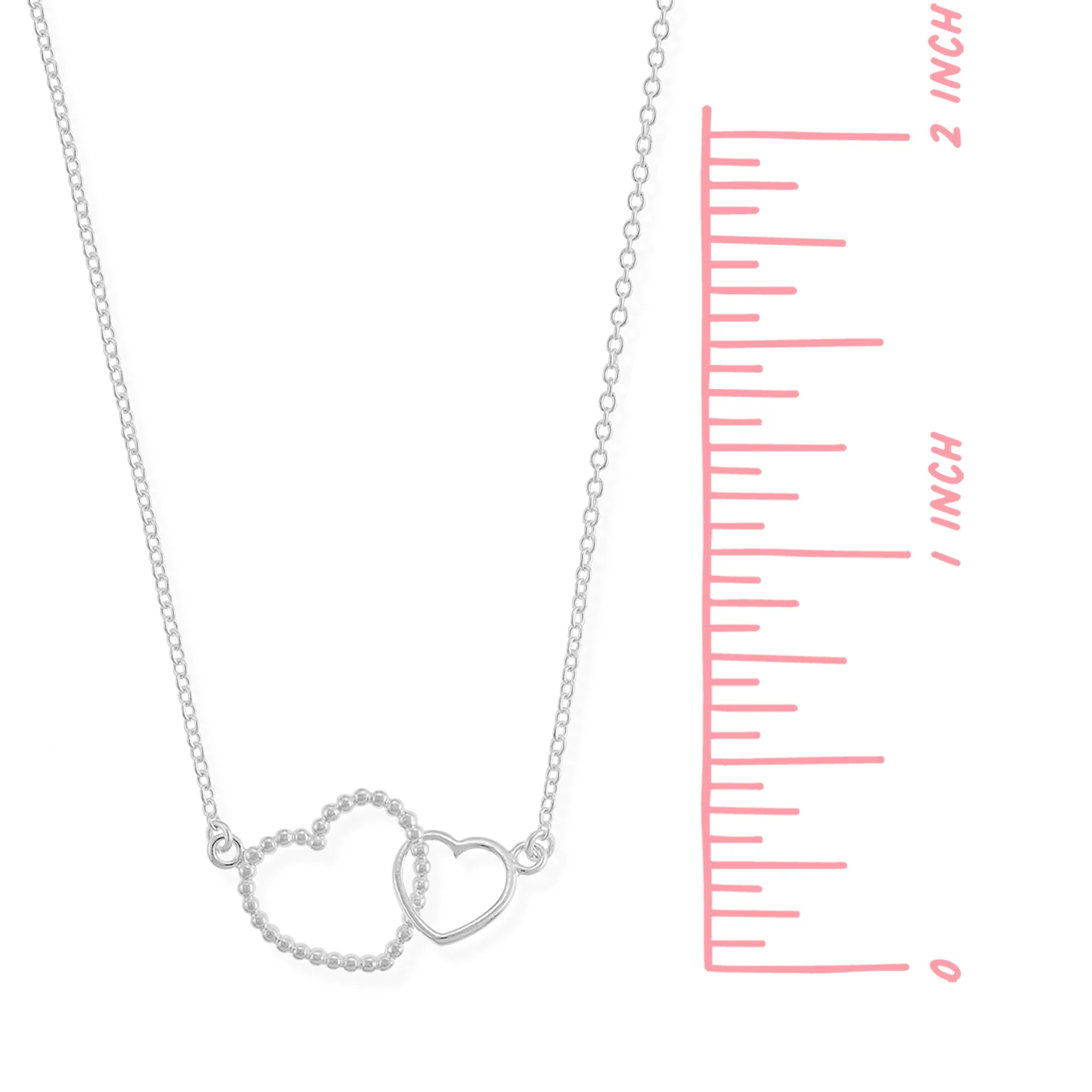 Interlocking Hearts Necklace - Image 3