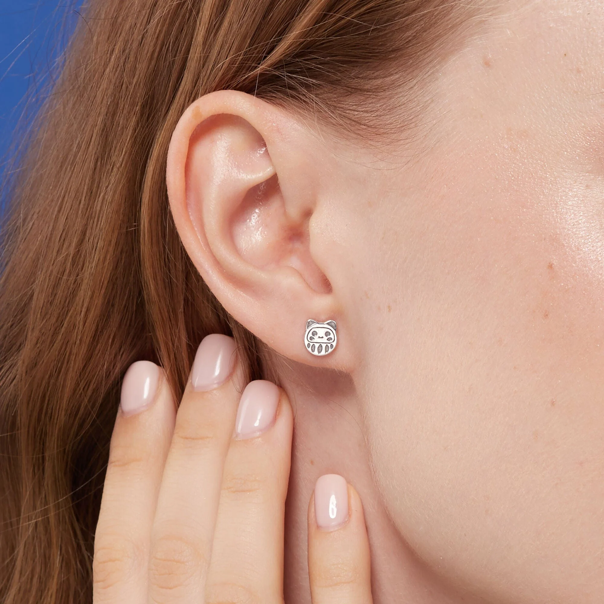 Kawaii Daruma Studs - Image 2