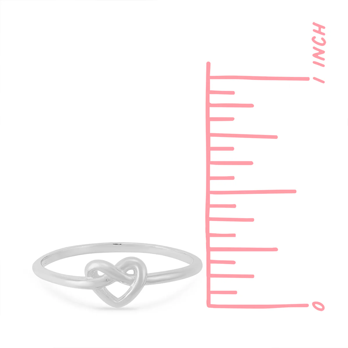 Knot Heart Ring - Image 6