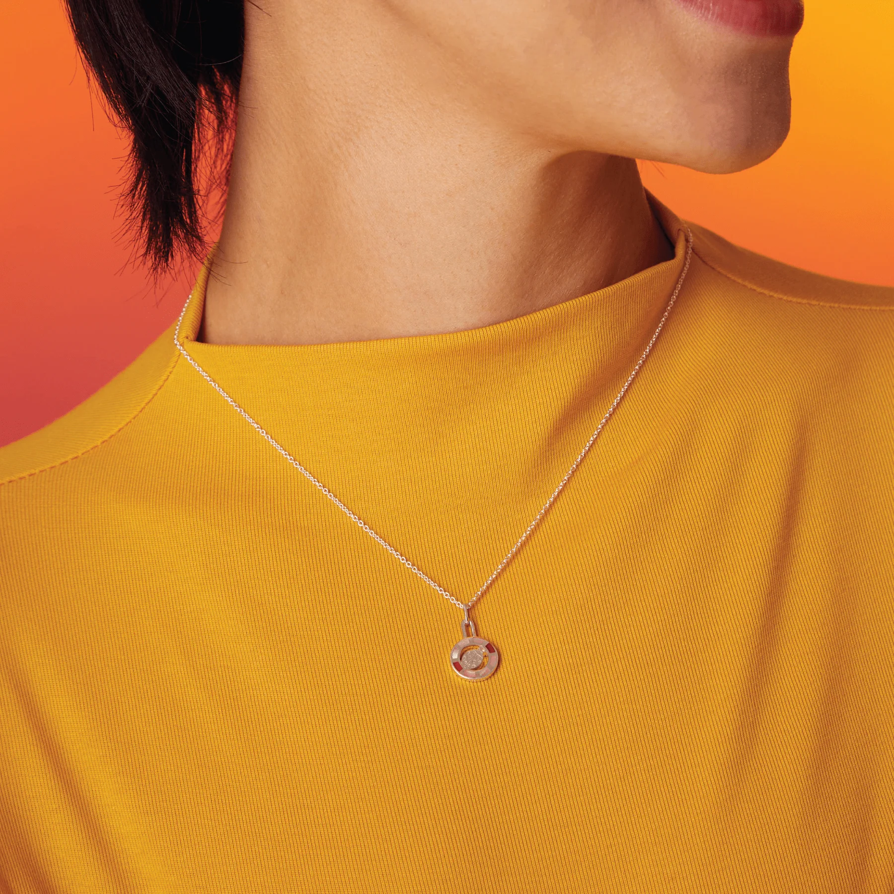 Ladybug of Luck Charm Necklace - Image 5