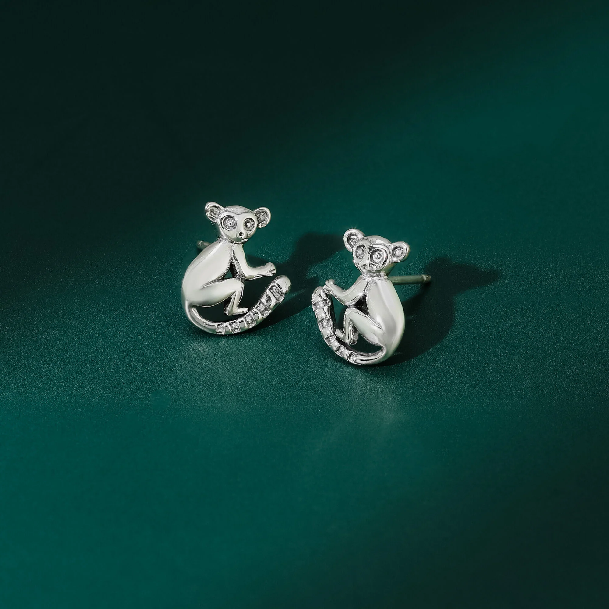 Lemur Stud Earrings - Image 3