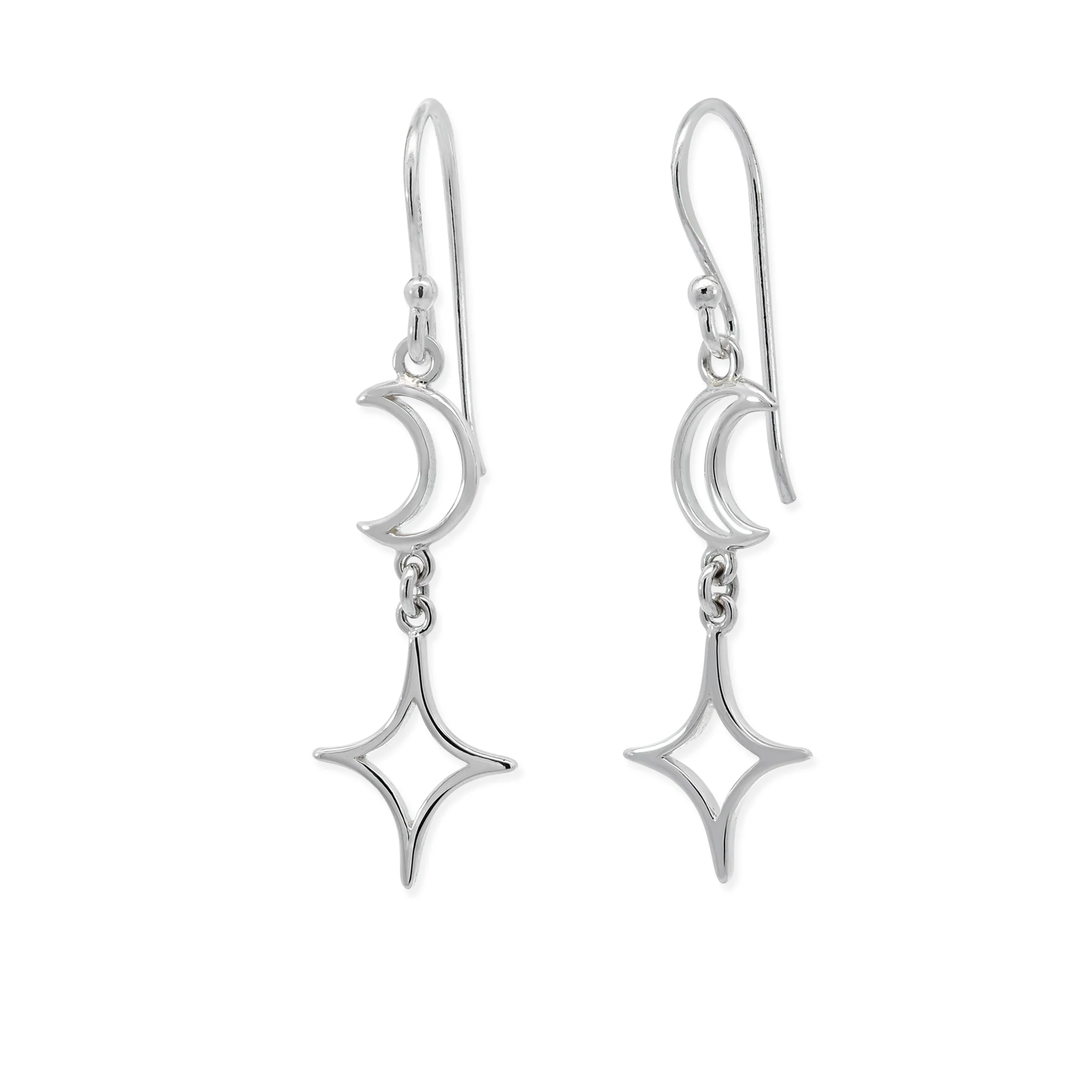 Luna Star Dangle Earrings