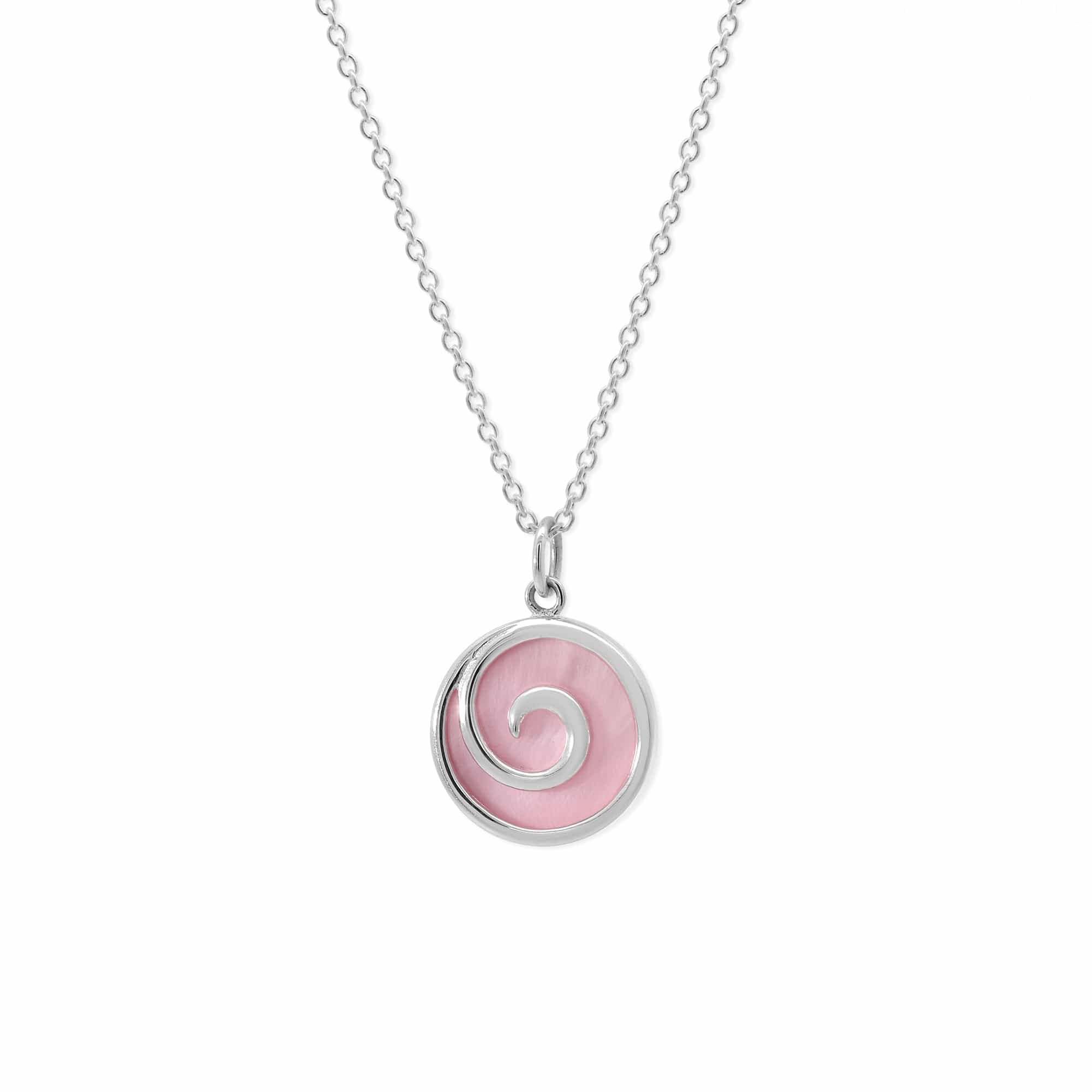 Maori Spiral Necklace with Stone