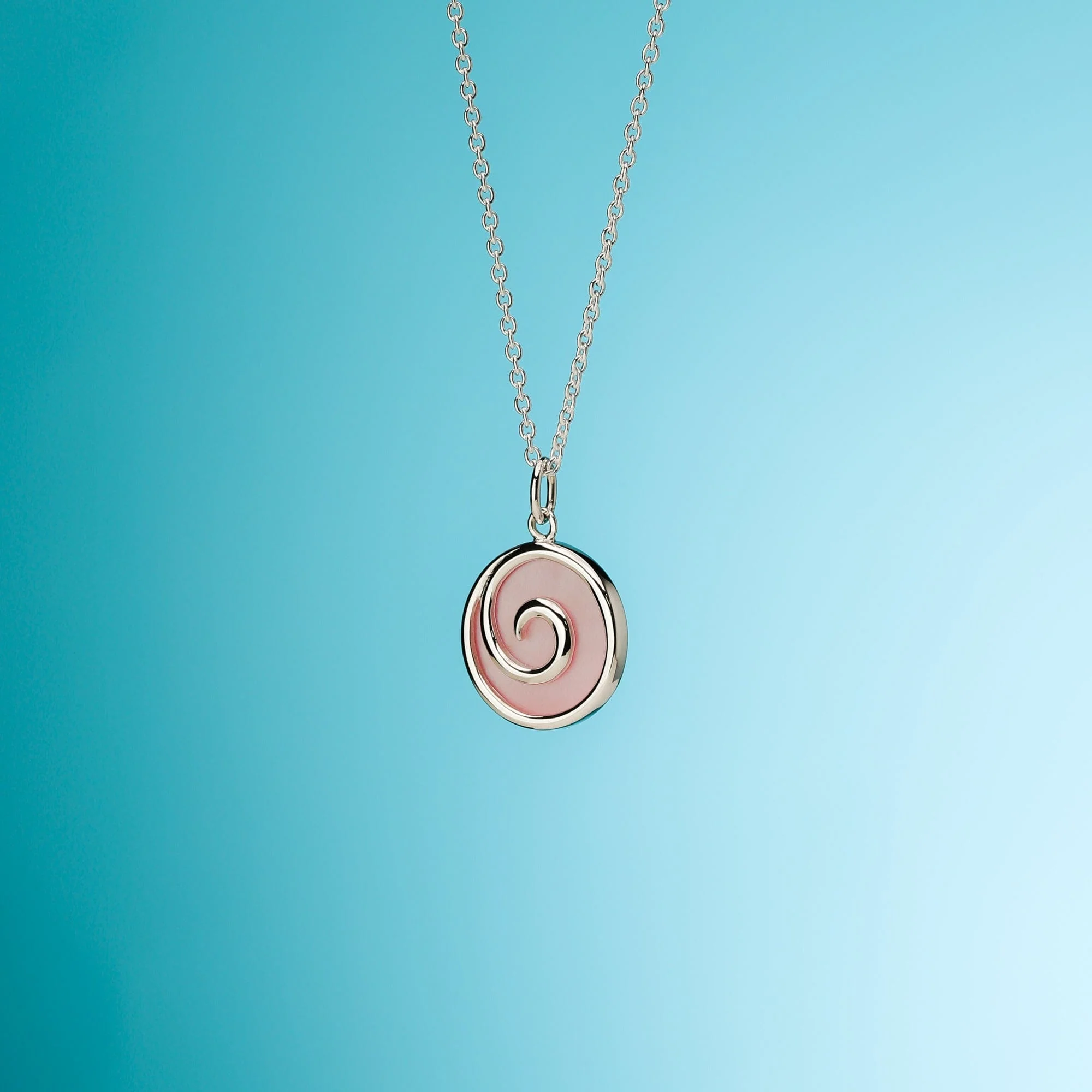 Maori Spiral Necklace with Stone - Image 3