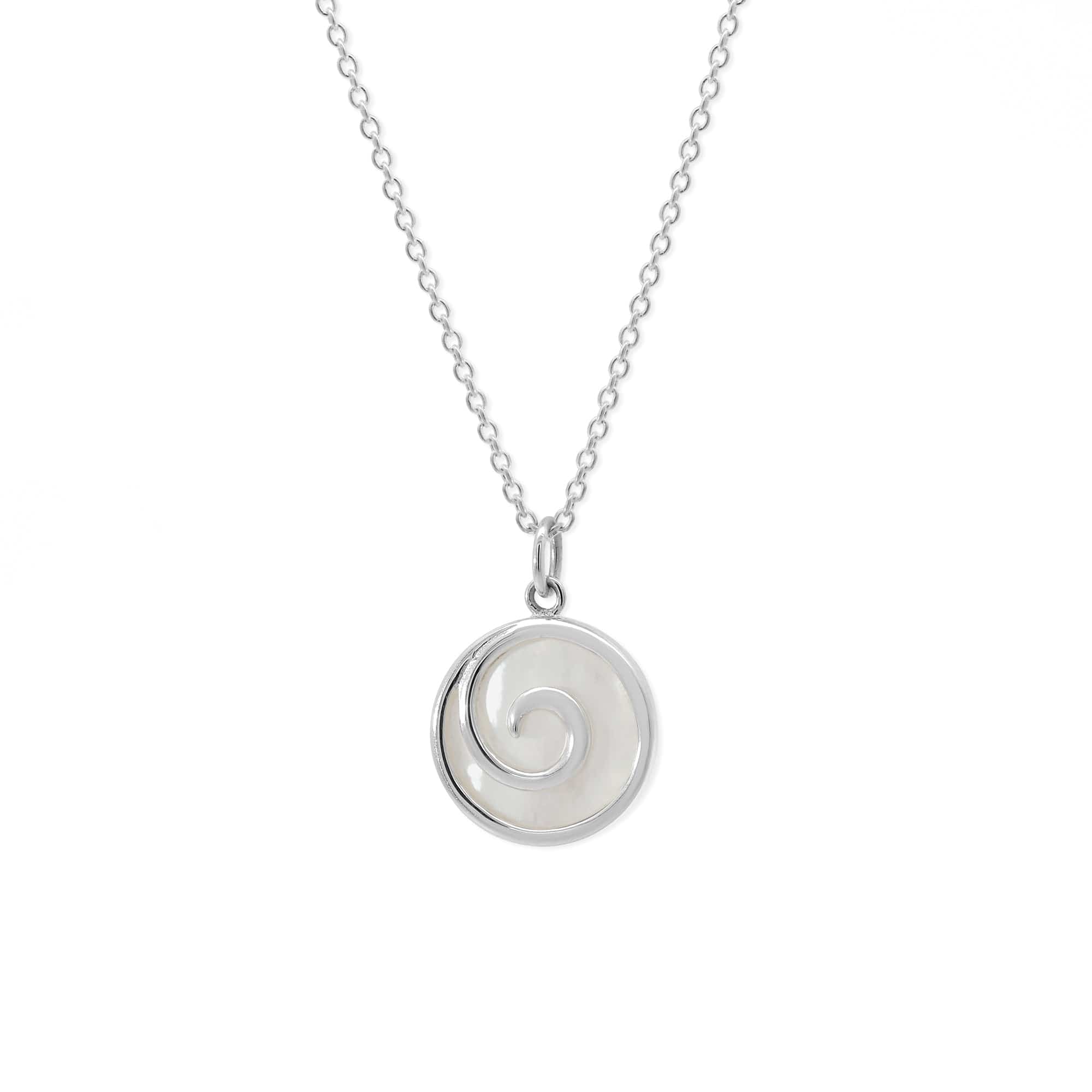 Maori Spiral Necklace with Stone - Image 4