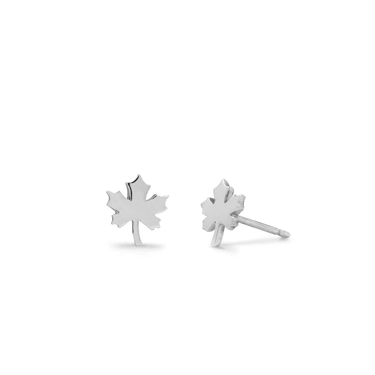 Maple Leaf Stud Earrings