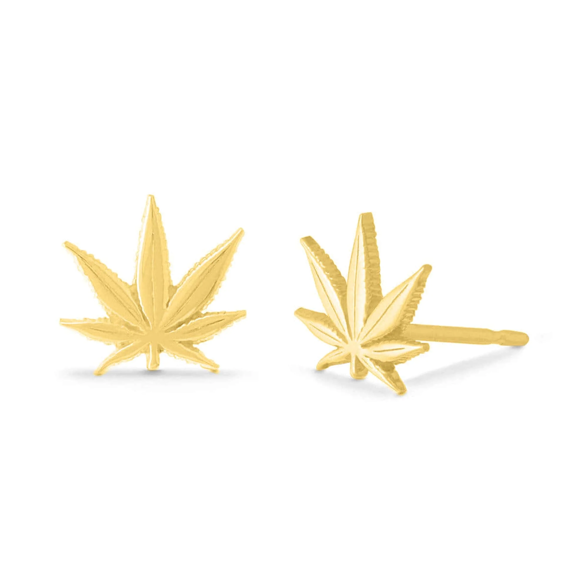Marijuana Leaf Studs - Image 3