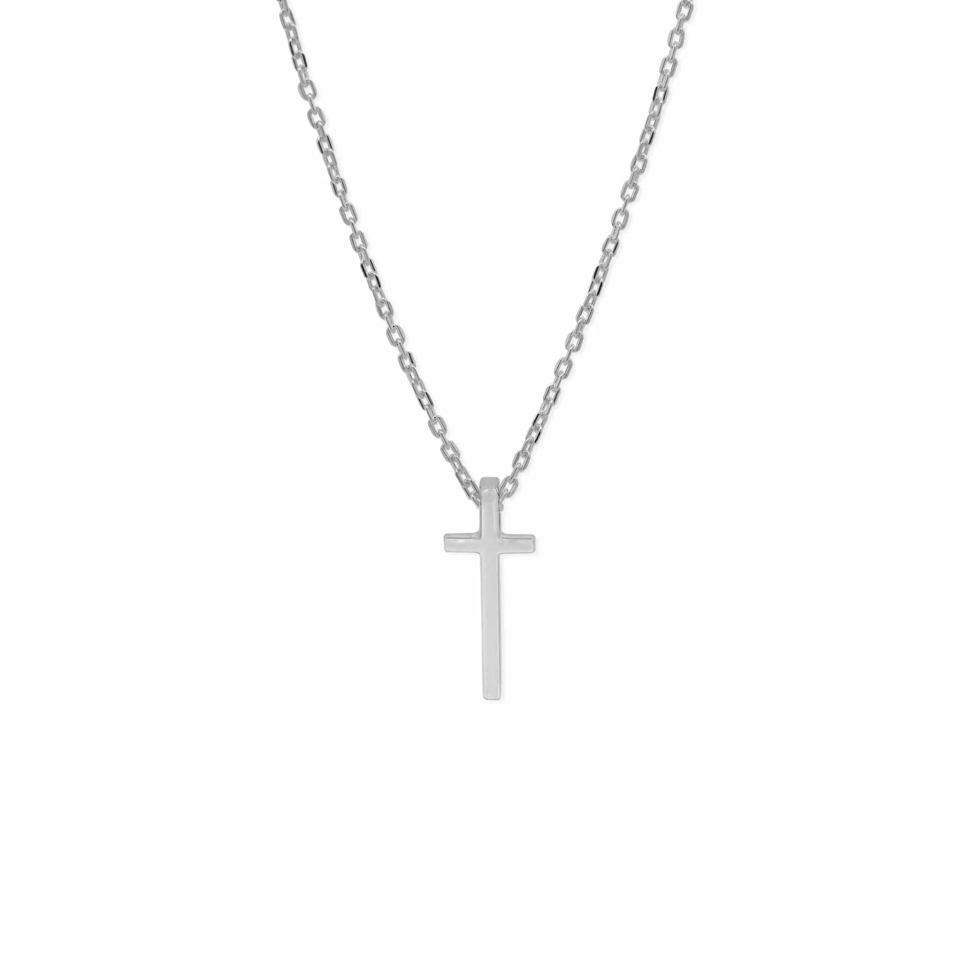 Minimal Cross Necklace