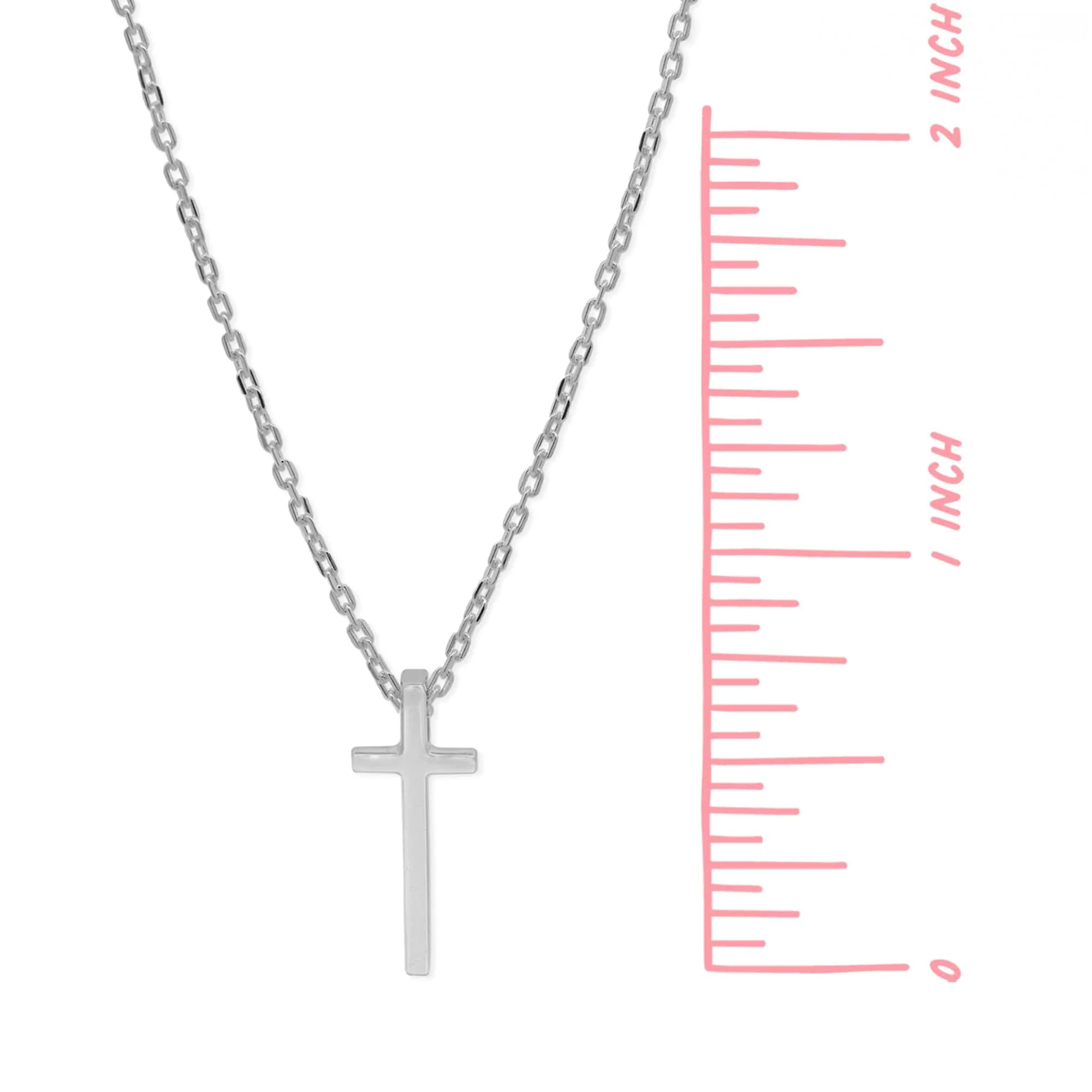 Minimal Cross Necklace - Image 4