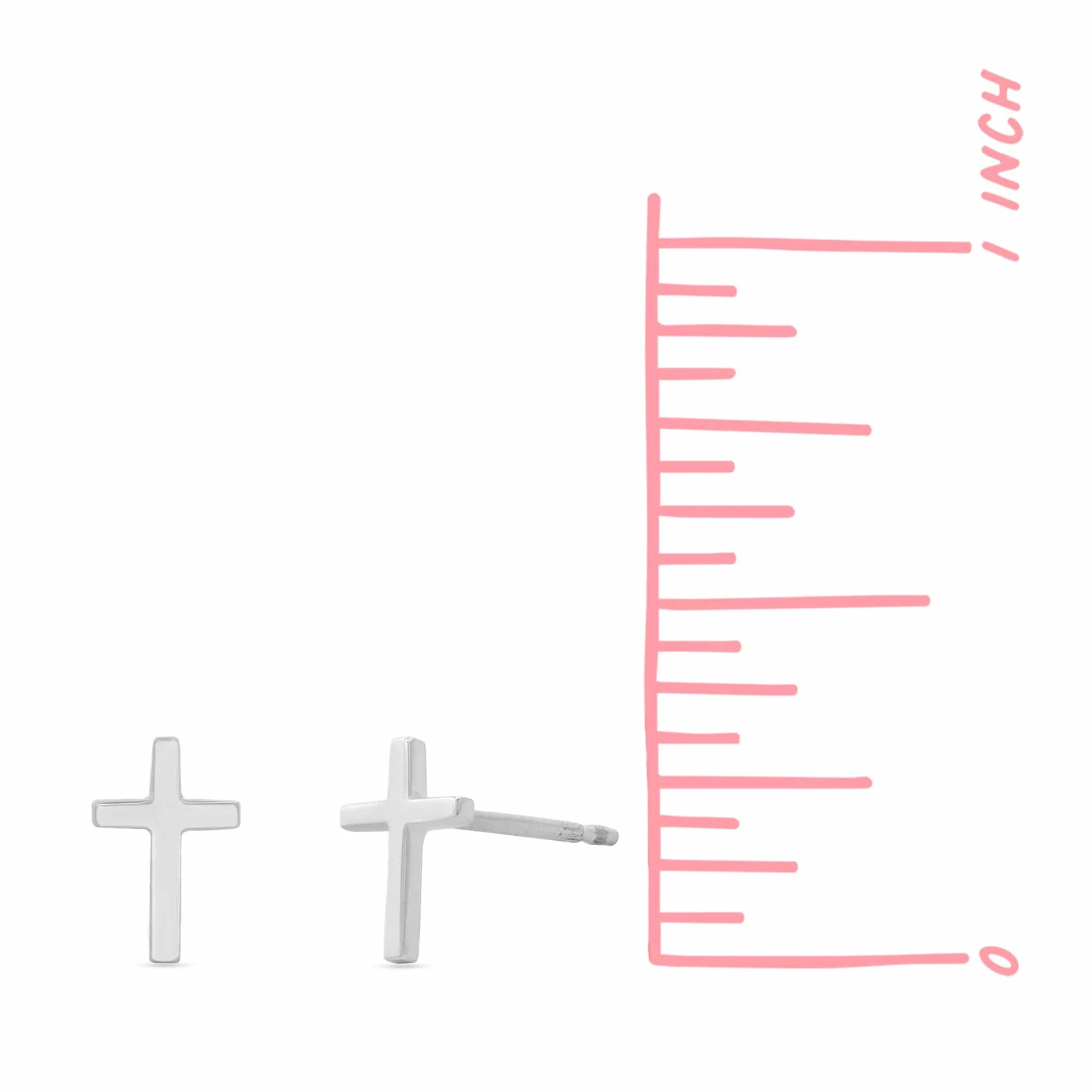 Minimal Cross Studs - Image 10