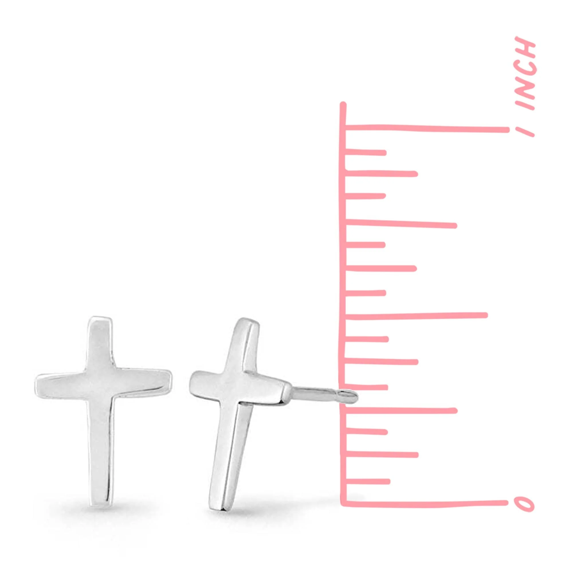 Minimal Cross Studs - Image 11