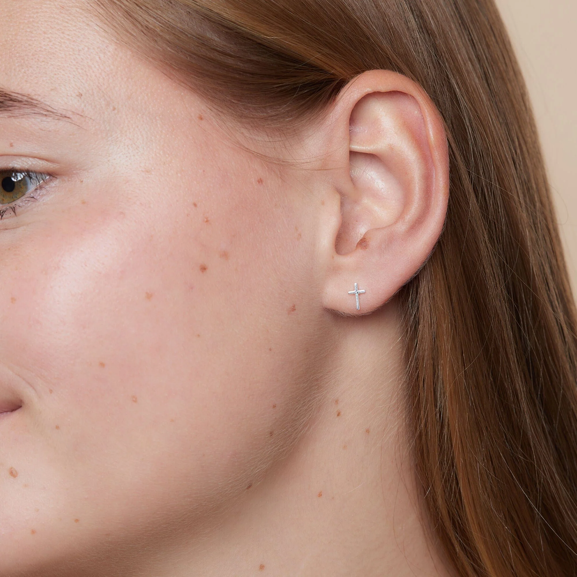 Minimal Cross Studs - Image 4