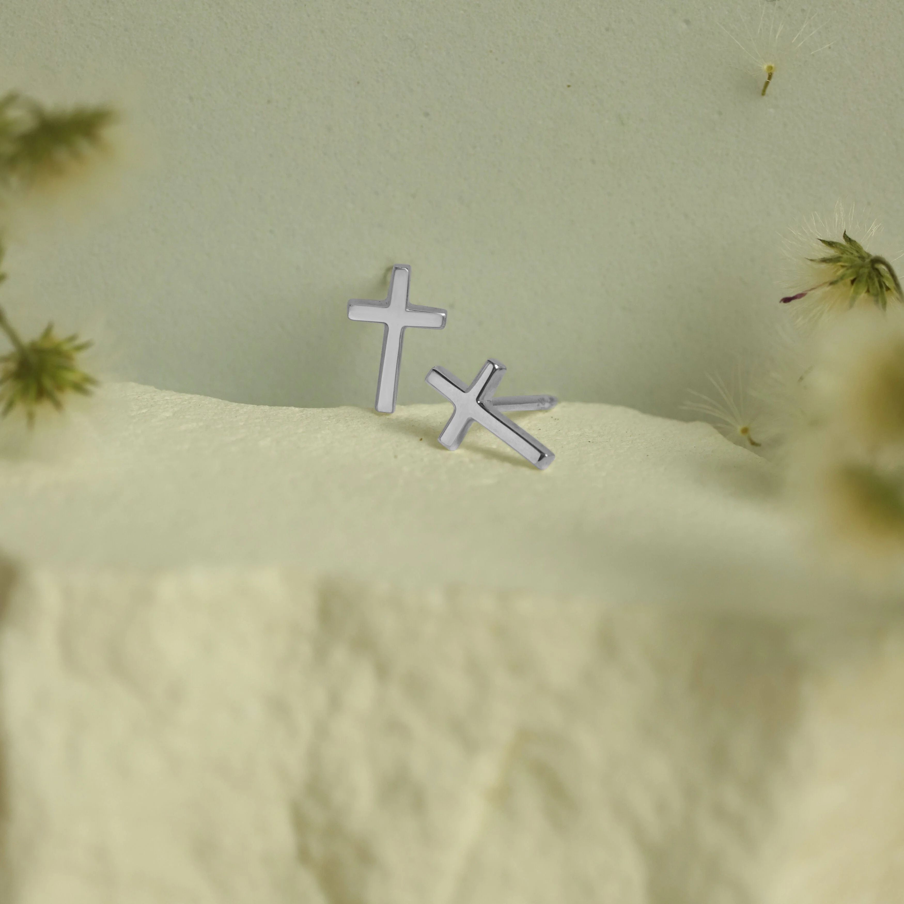 Minimal Cross Studs - Image 7