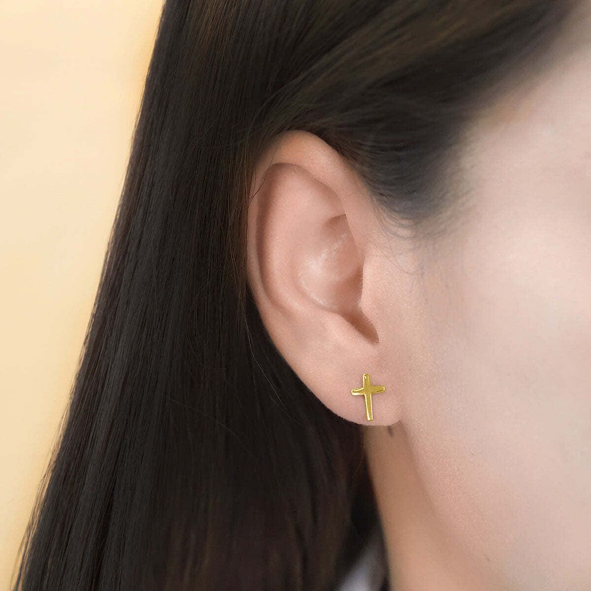 Minimal Cross Studs - Image 9