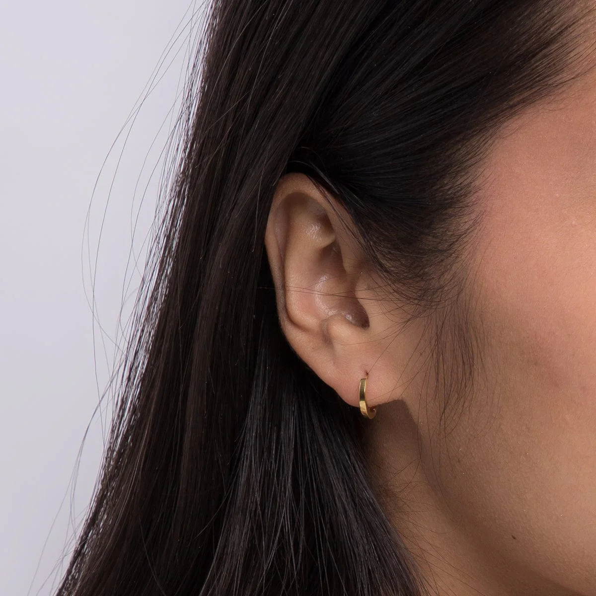 Minimal Huggie Hoops - Image 5