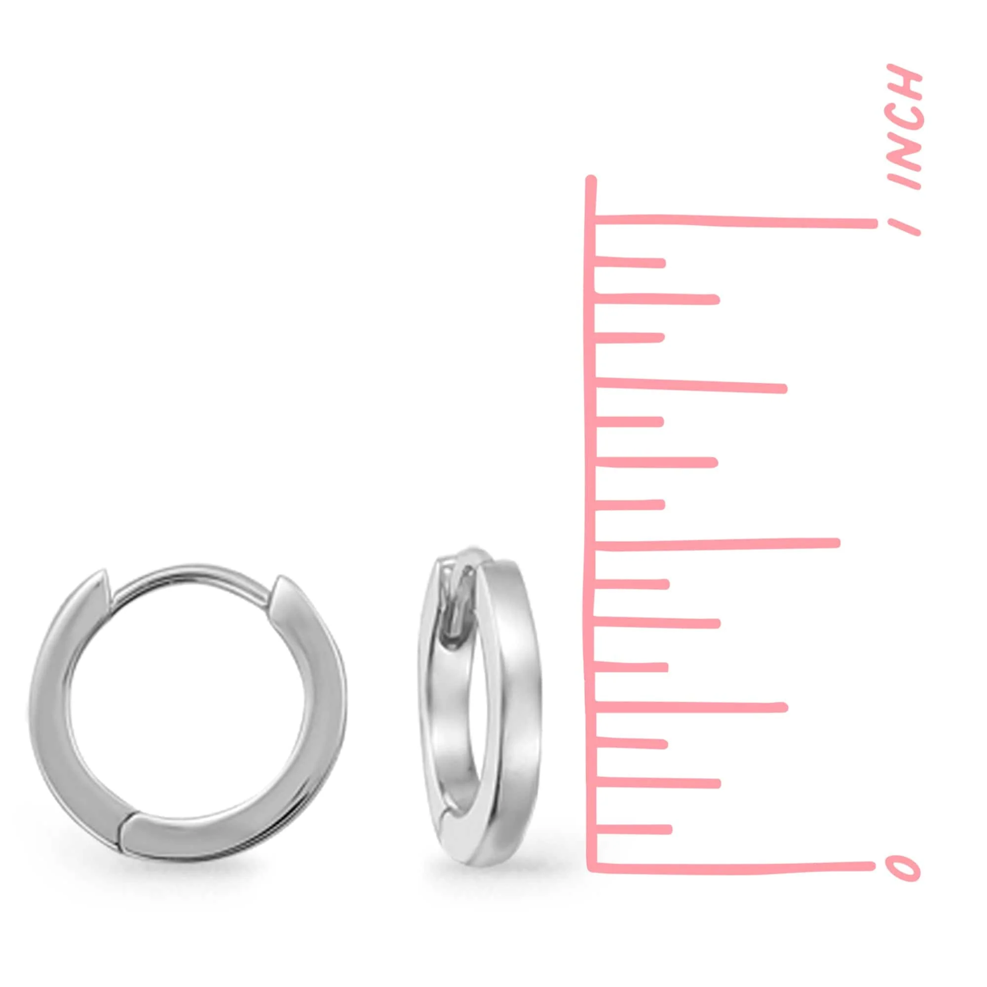 Minimal Huggie Hoops - Image 6