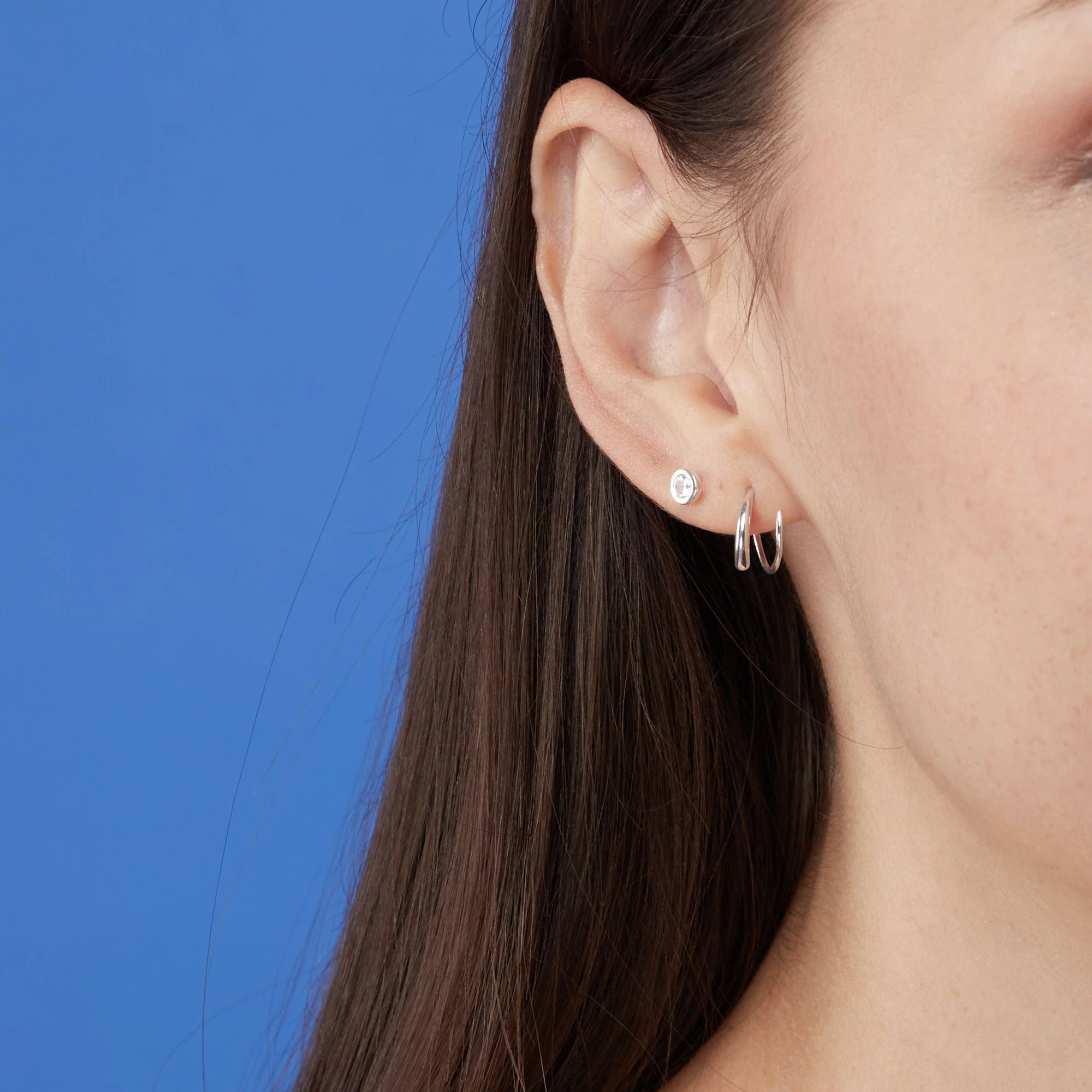 Minimalist Wrap Pull Through Hoops - Image 2