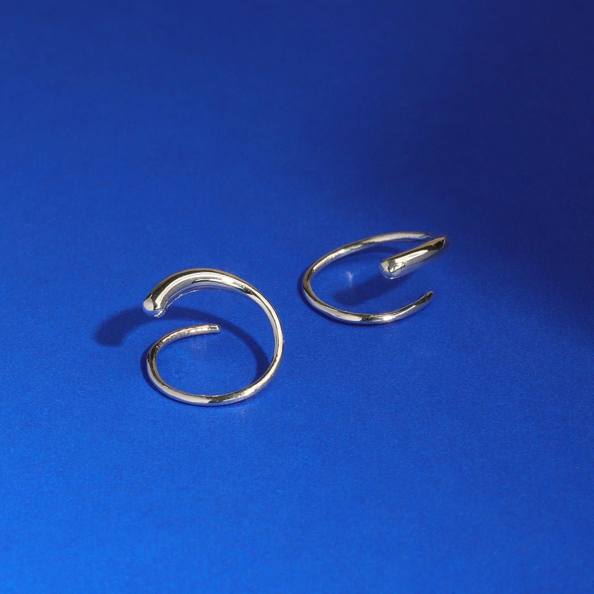 Minimalist Wrap Pull Through Hoops - Image 3