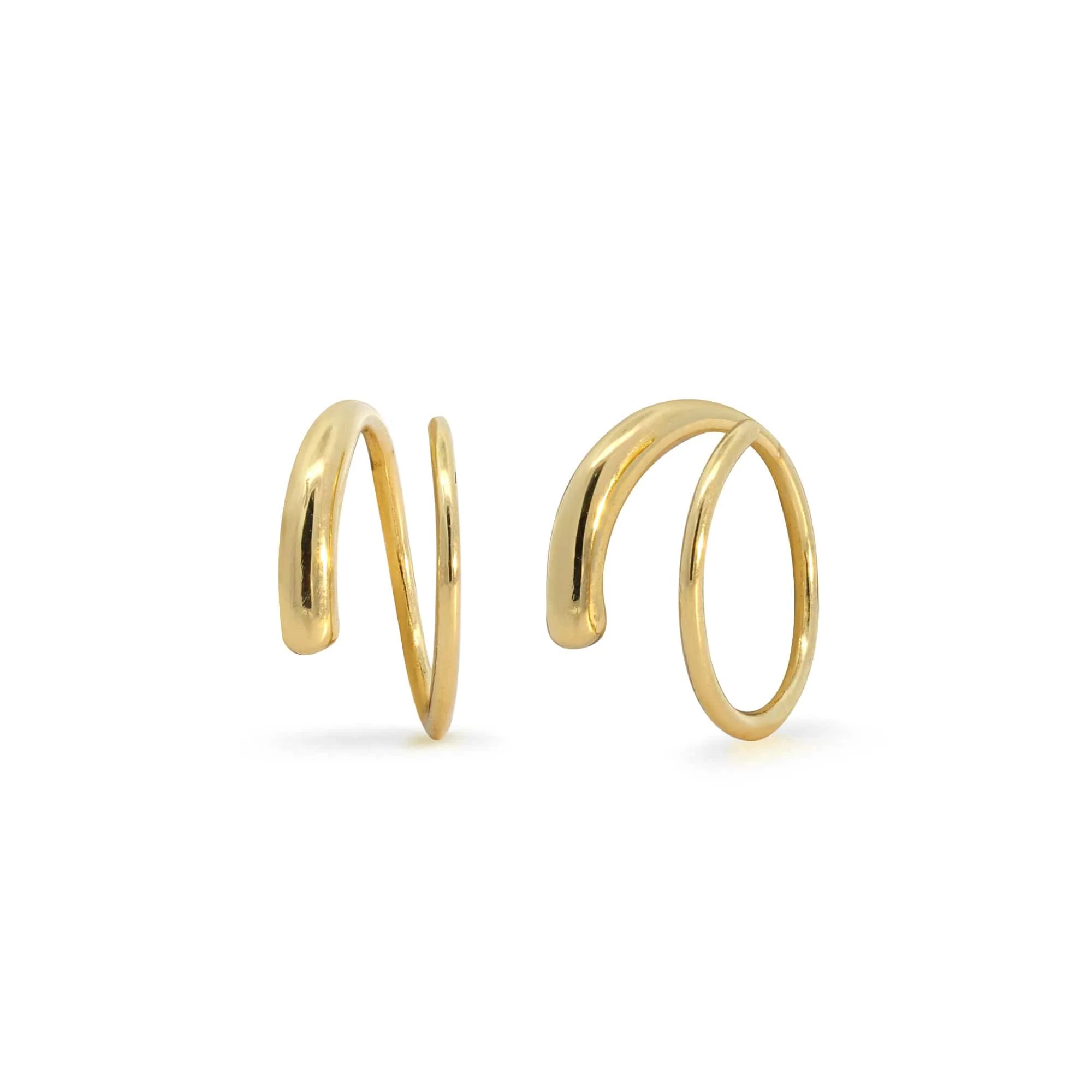 Minimalist Wrap Pull Through Hoops - Image 4