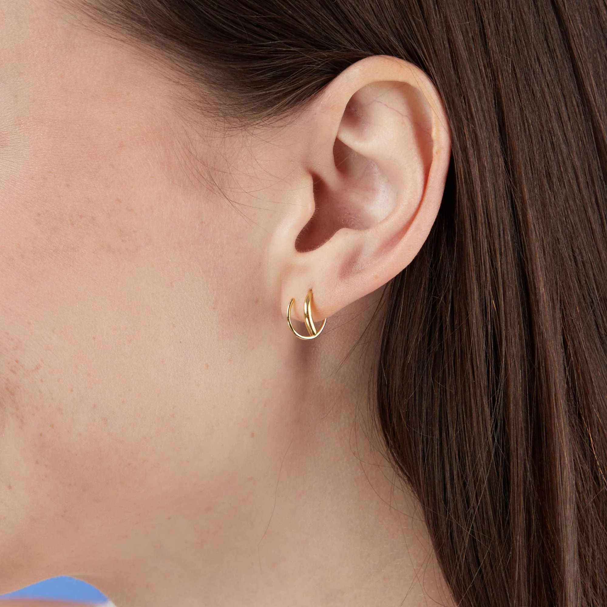 Minimalist Wrap Pull Through Hoops - Image 5