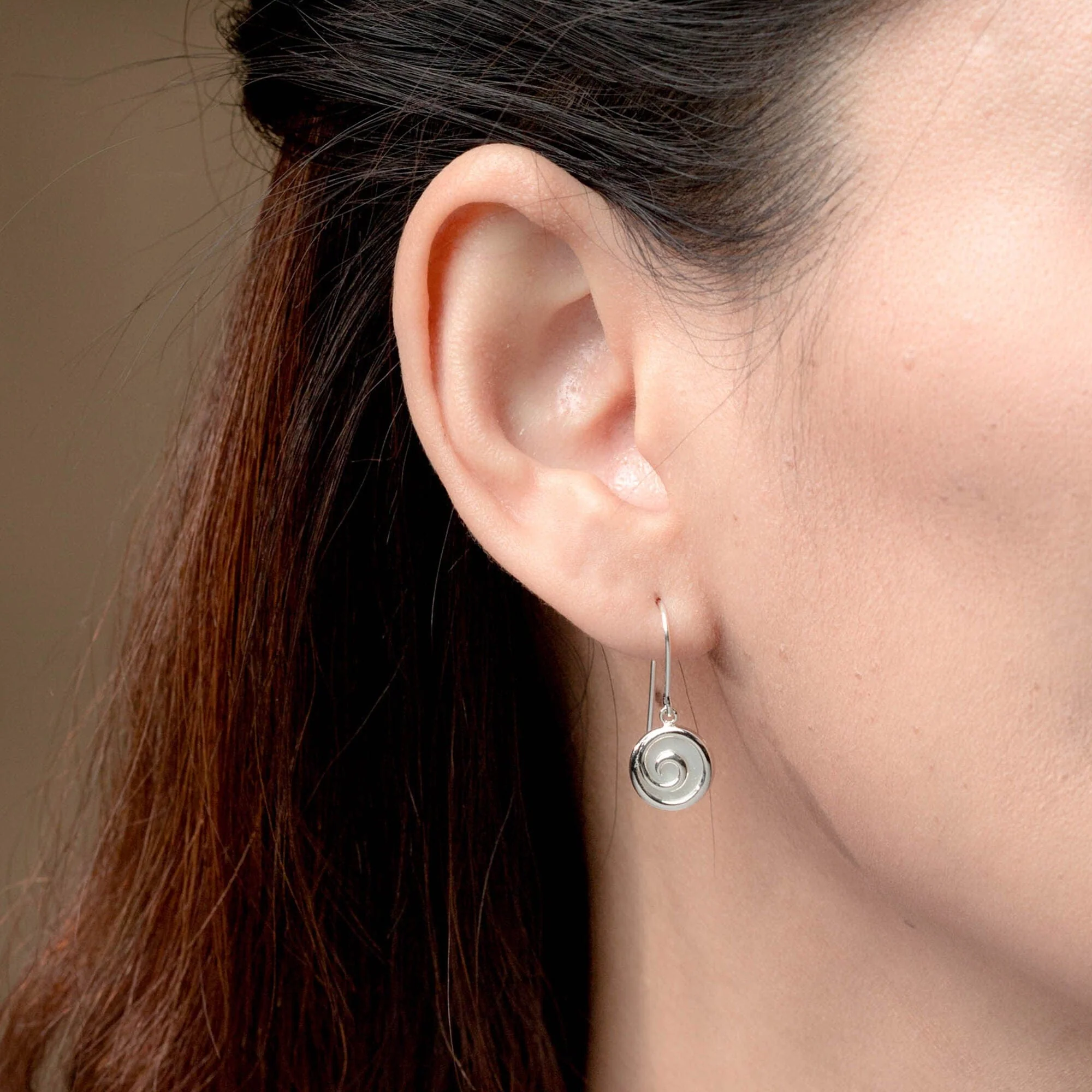 Moari Spiral Dangles With Stone - Image 5