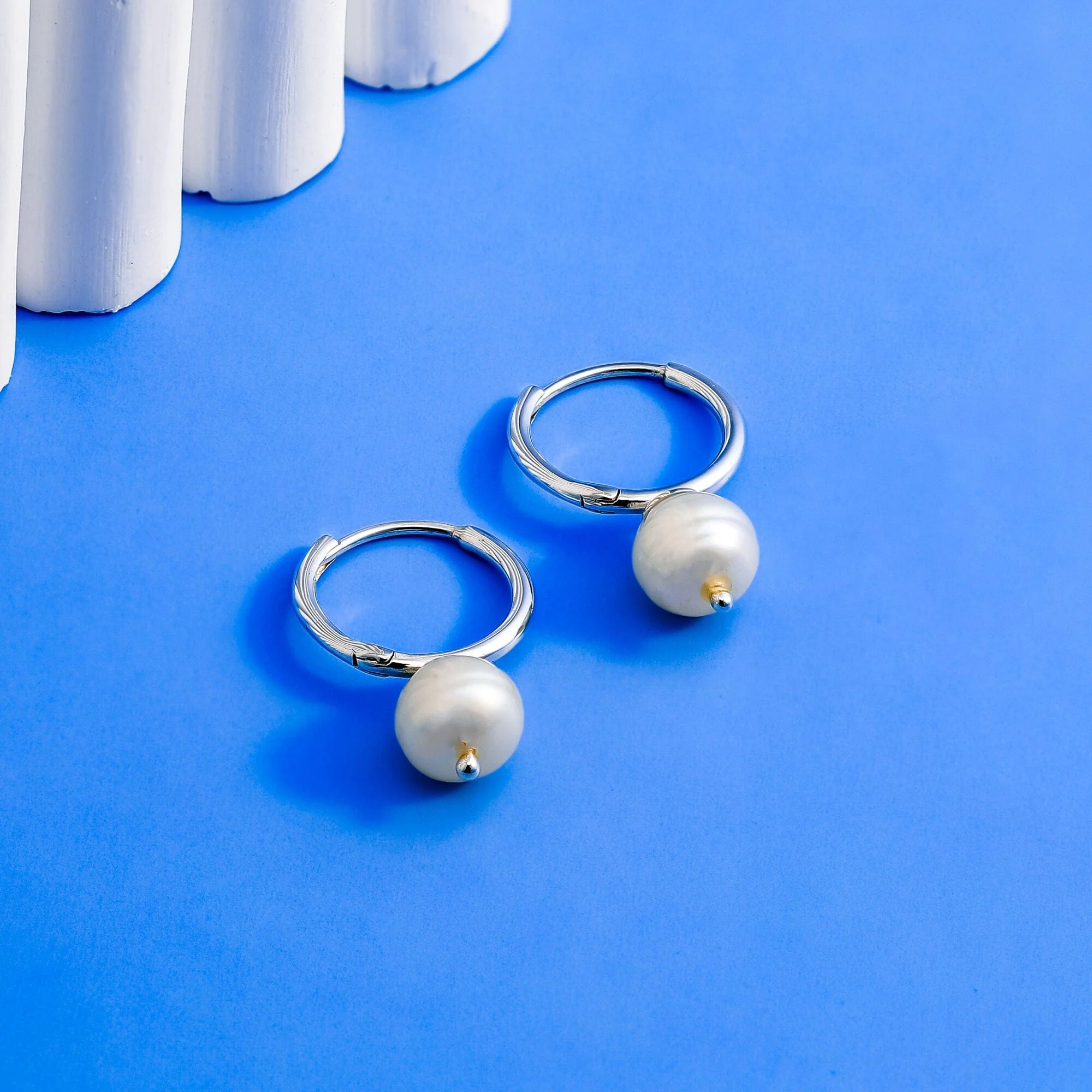 Moonlit Pearl Huggies - Image 4