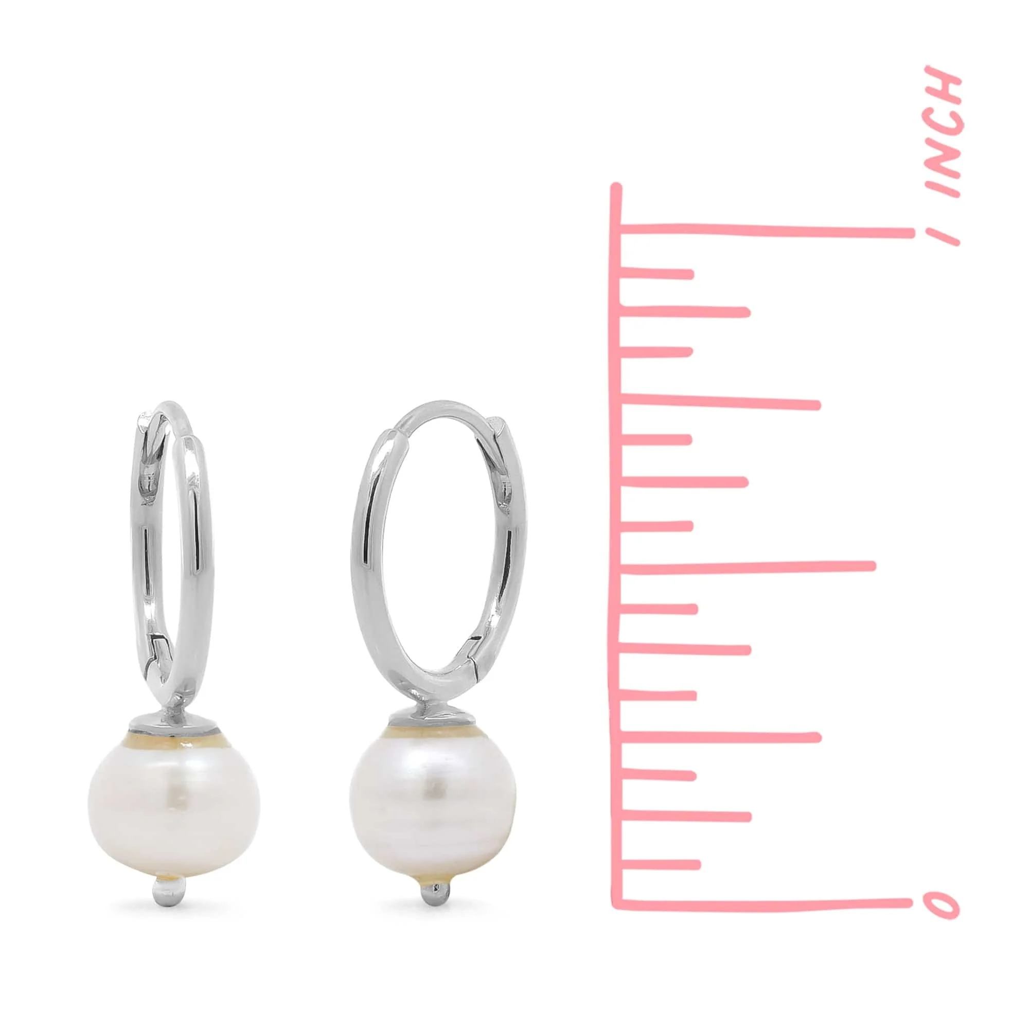 Moonlit Pearl Huggies - Image 5