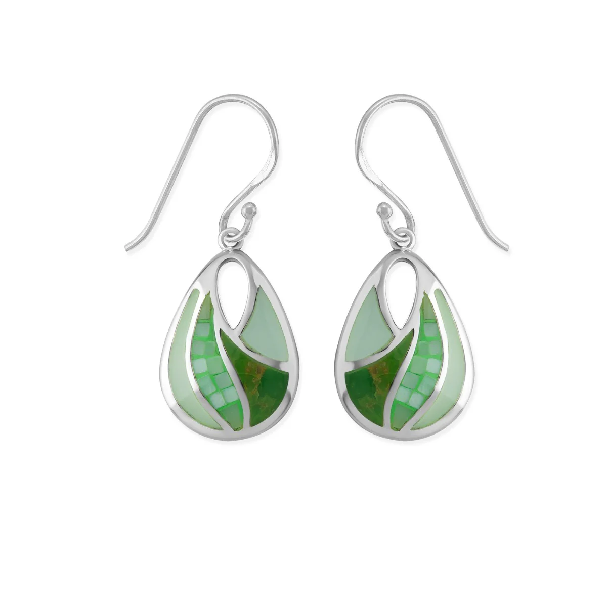 Mosaic Dangle Earrings - Image 3