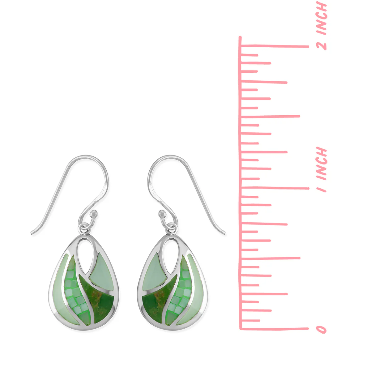 Mosaic Dangle Earrings - Image 5