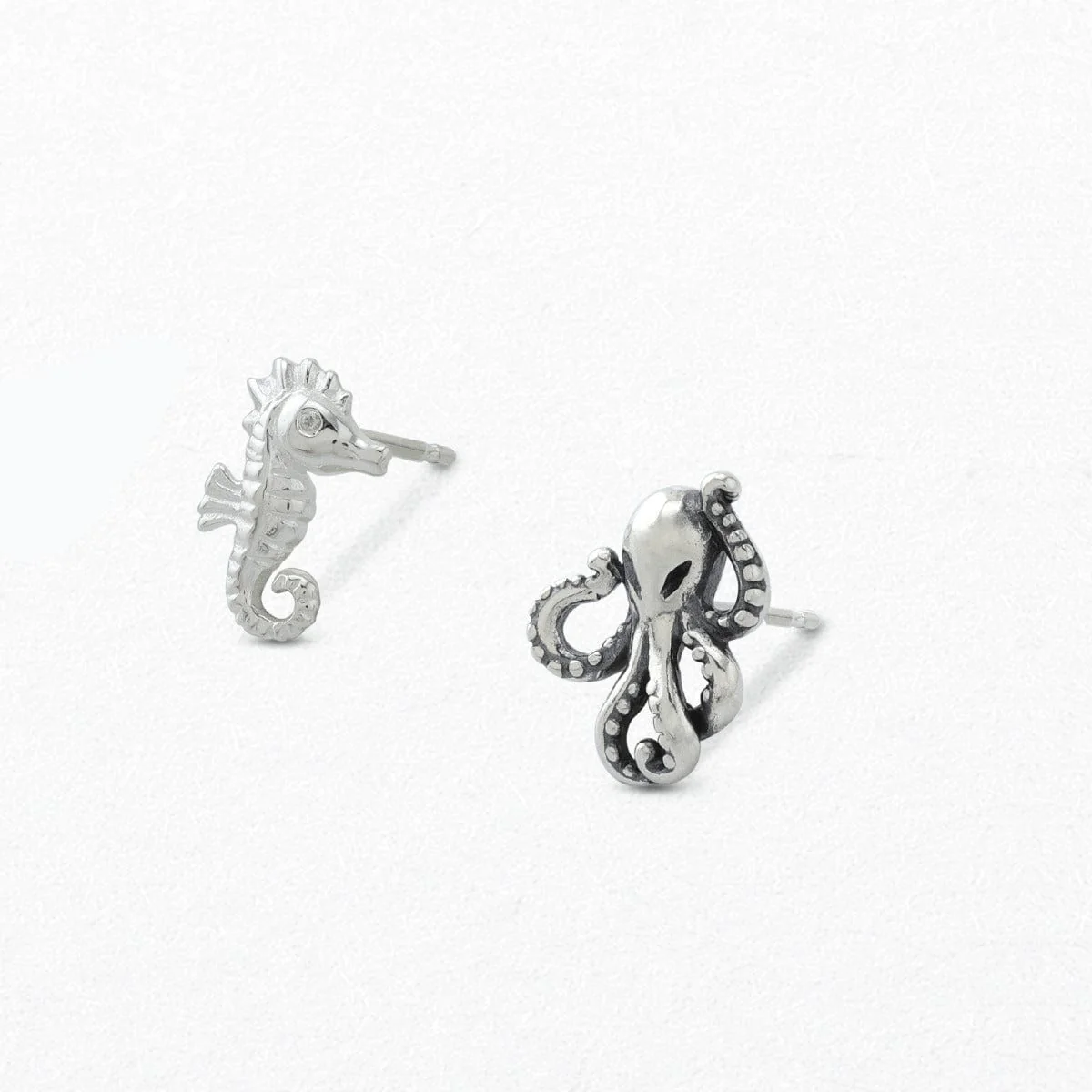 Octopus Stud Earrings - Image 3