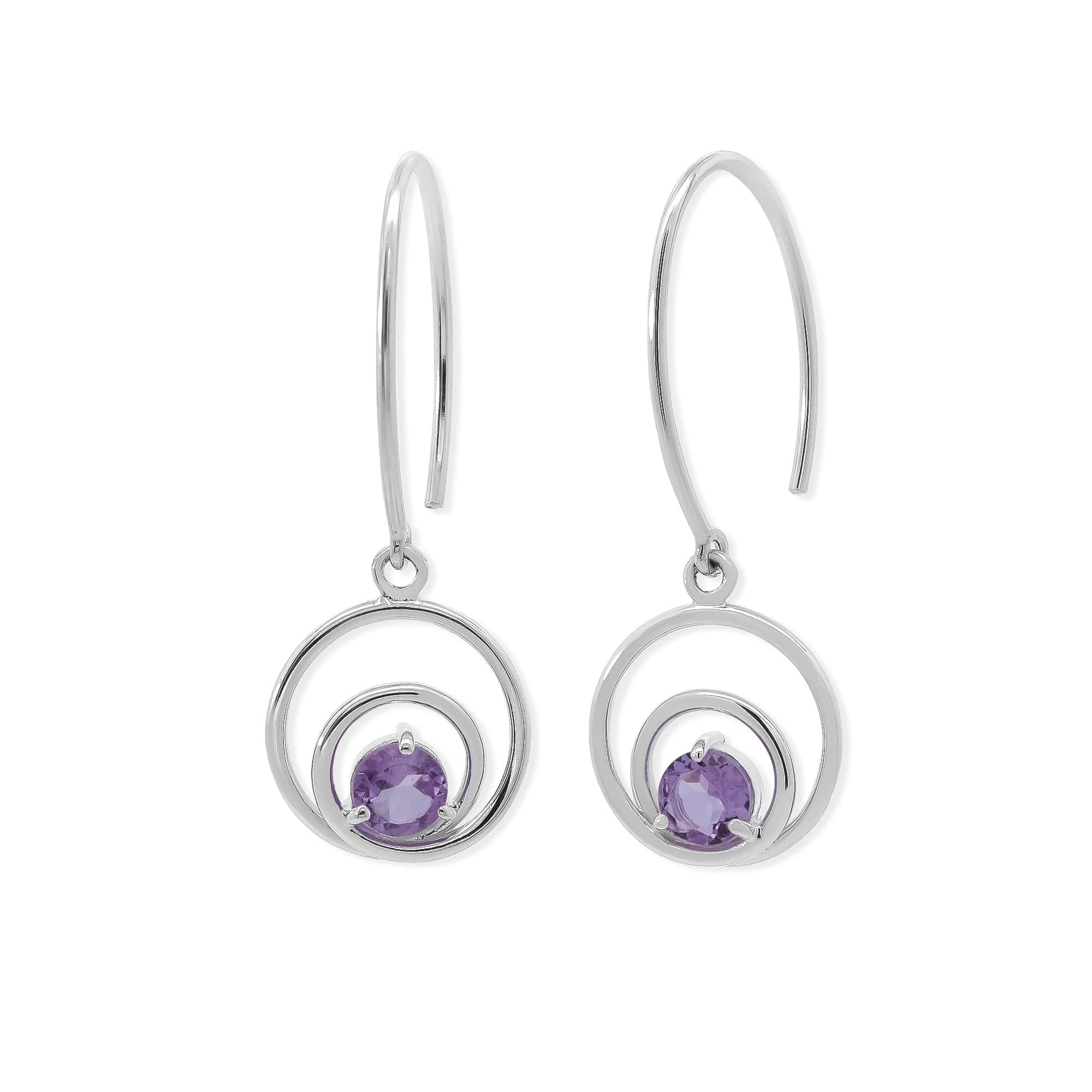 Orbit Earrings with Stone