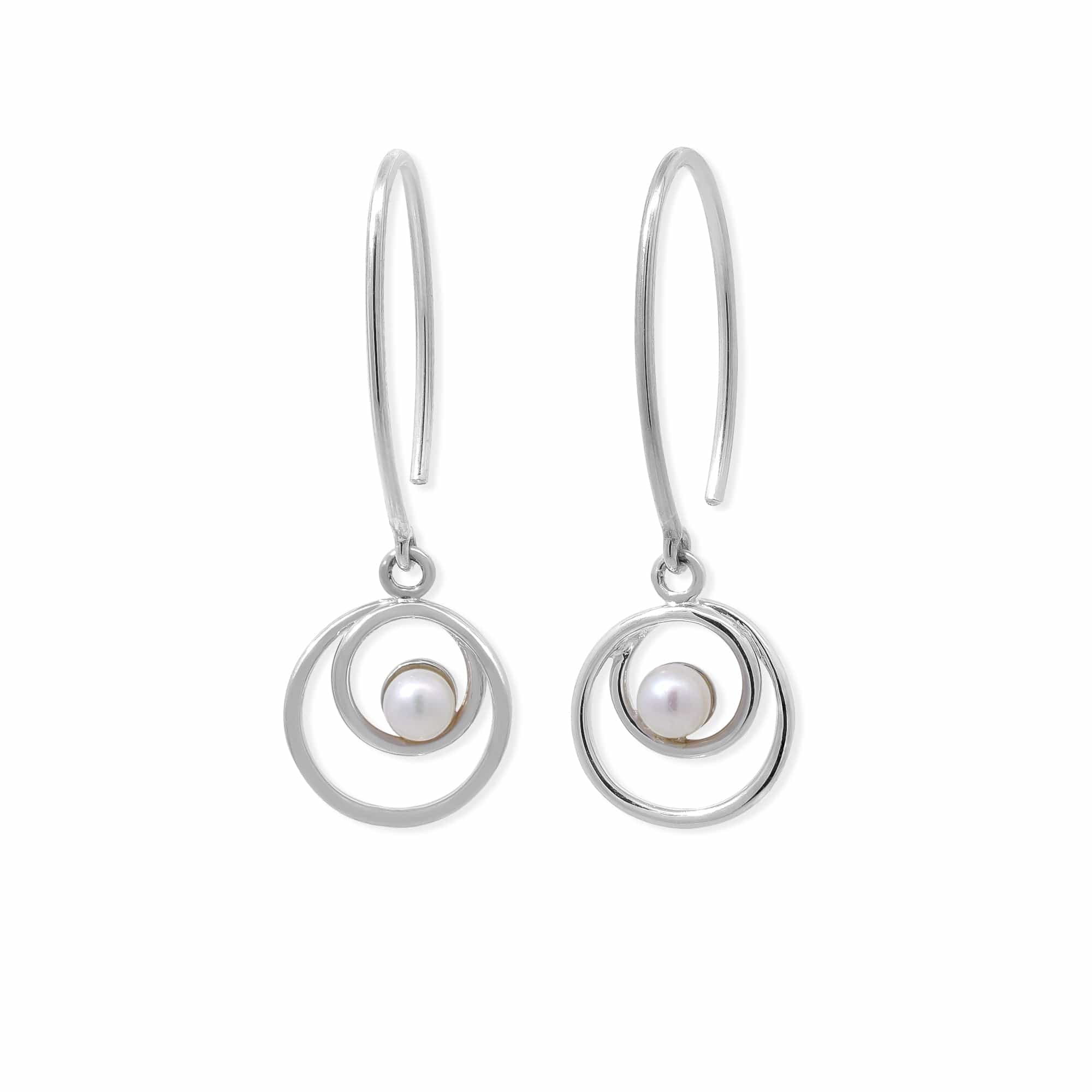 Orbit Pearl Earrings