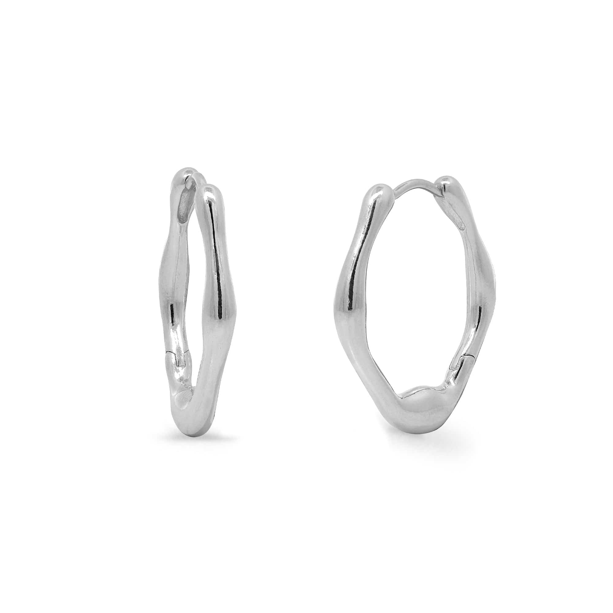 Organic Minimalist Large Huggie