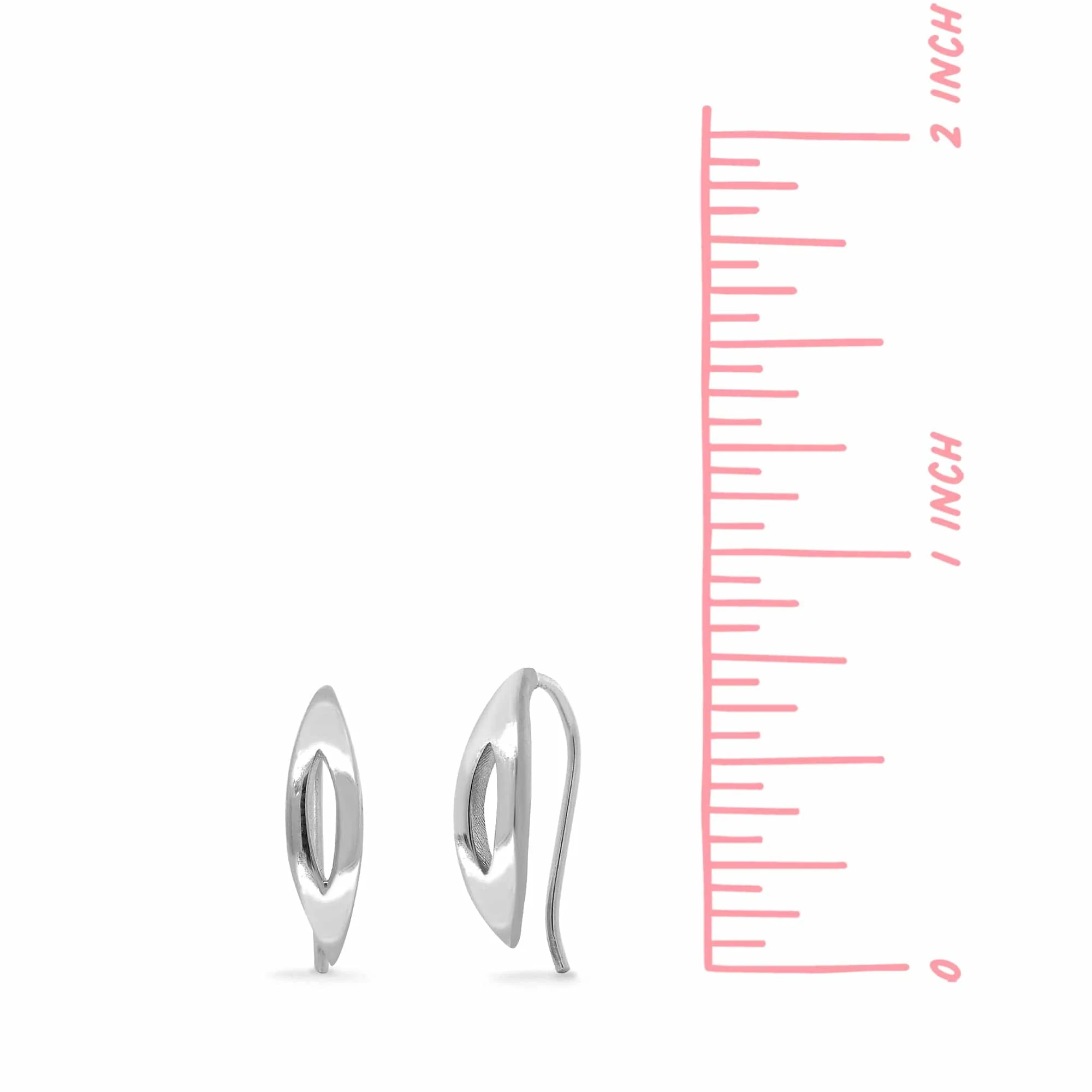 Organic Open Leaf Pull Through Hoops - Image 5