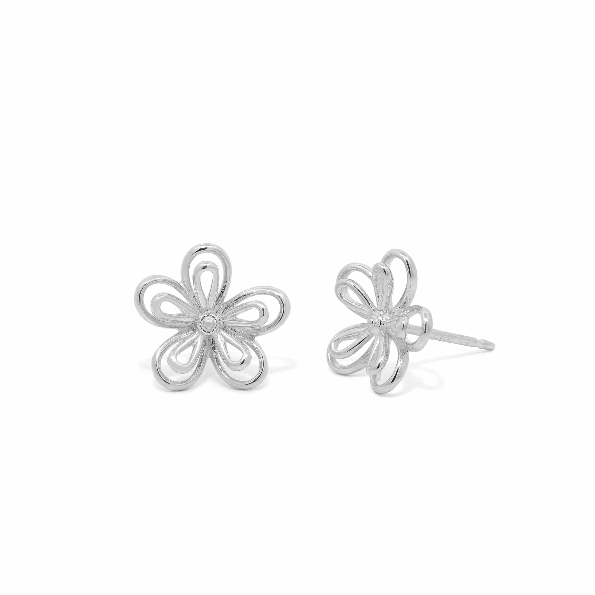 Outline Daisy Earring Studs