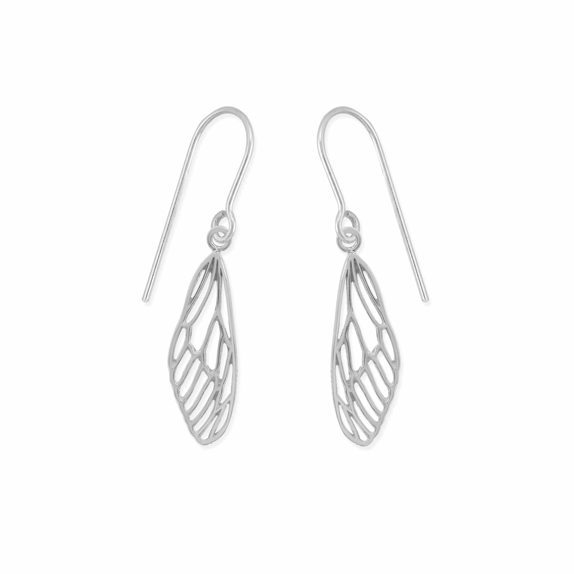 Outline Dragonfly Wing Earrings