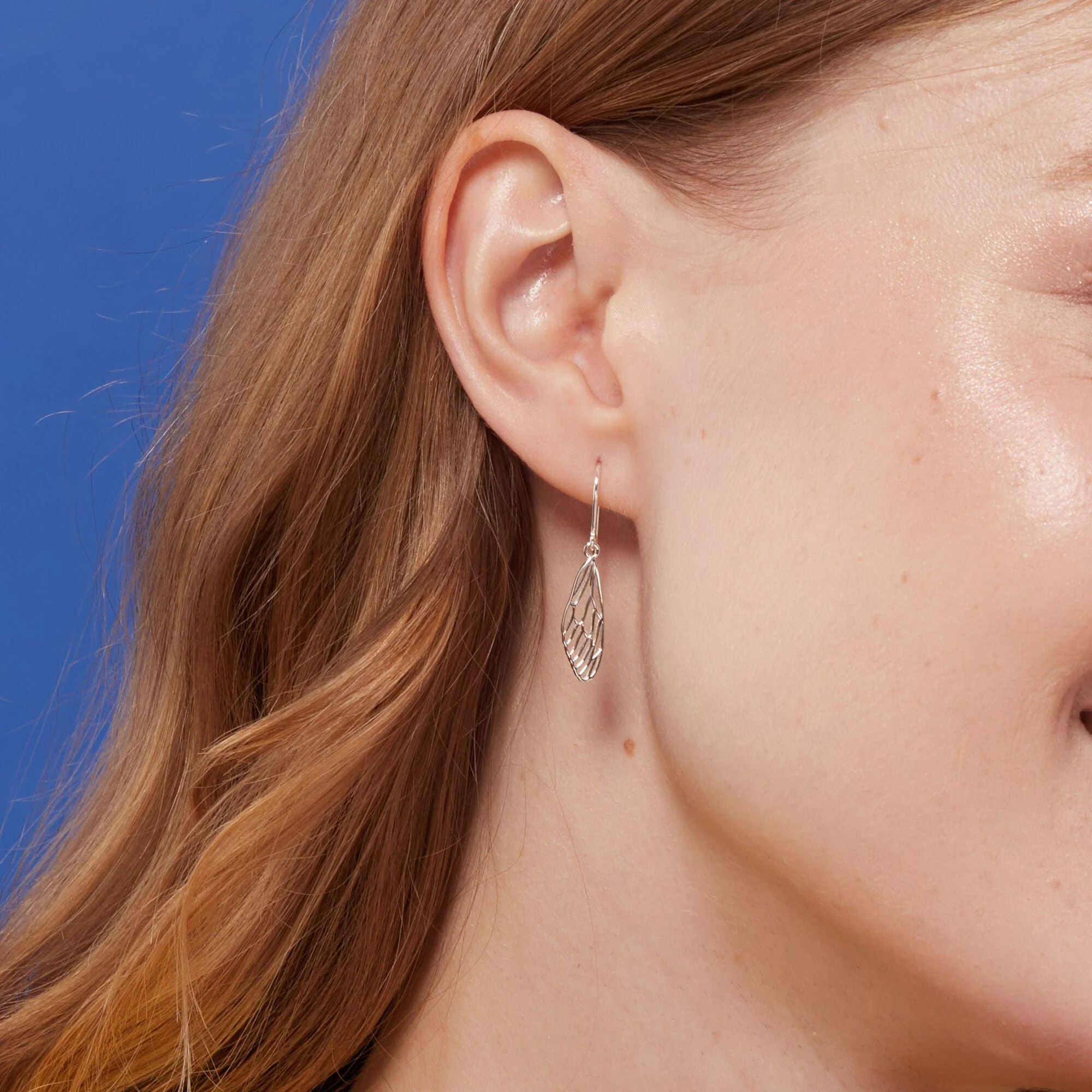 Outline Dragonfly Wing Earrings - Image 2