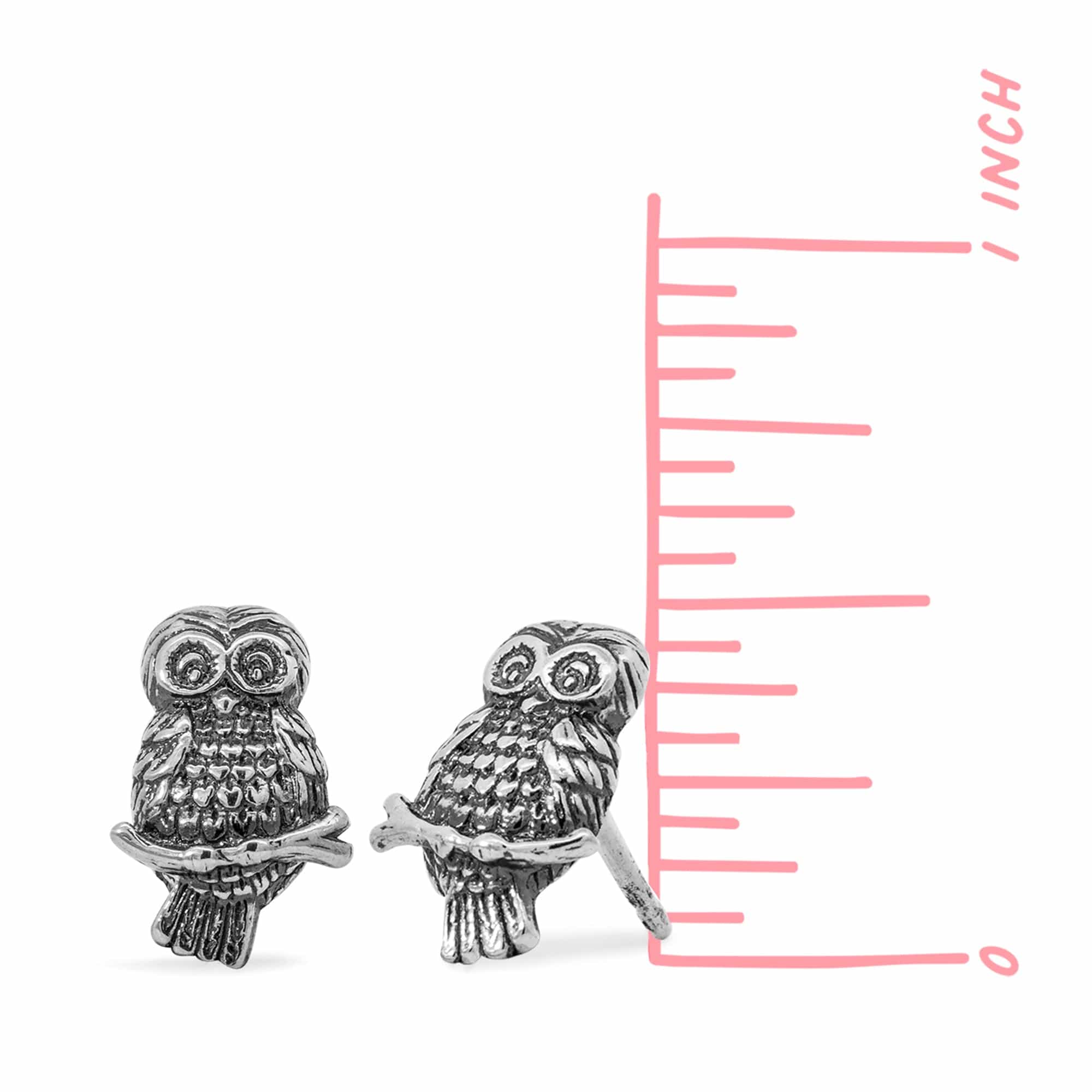 Wise Owl Stud Earrings - Image 4
