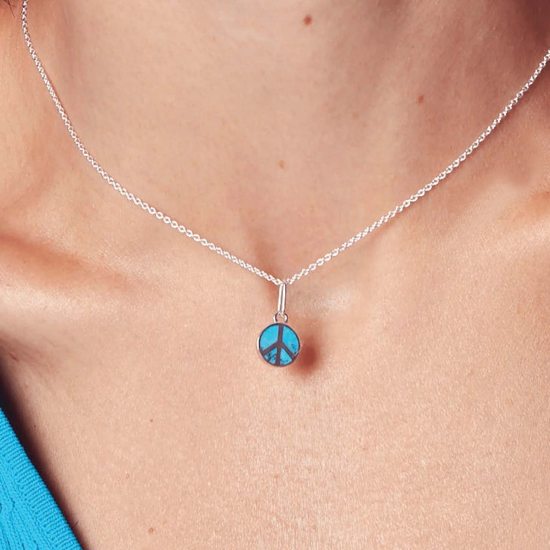 Peace Always Charm Necklace - Image 4