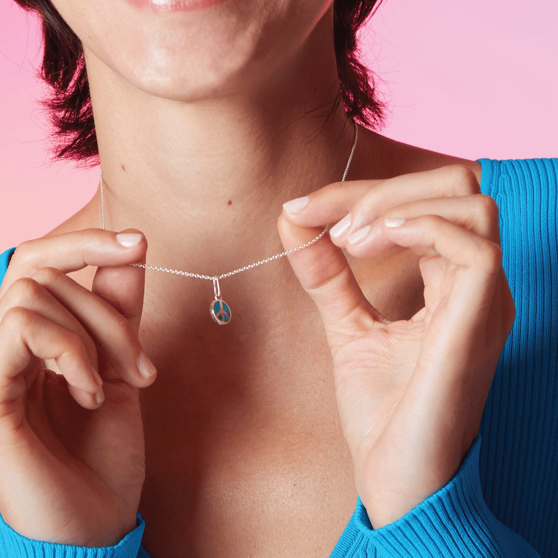 Peace Always Charm Necklace - Image 8