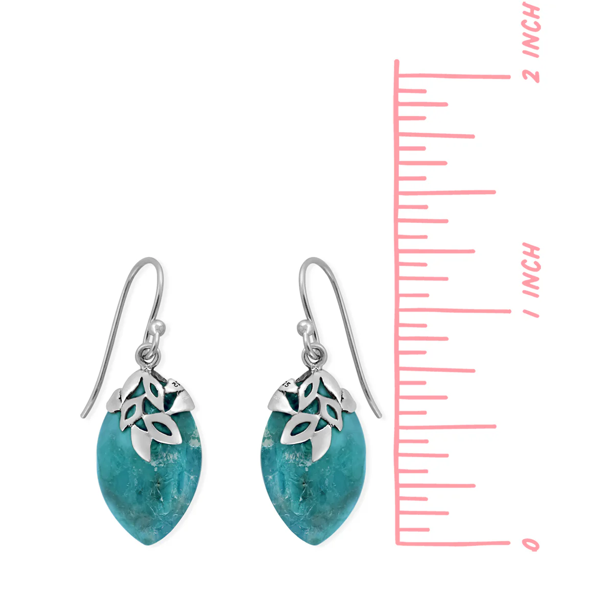 Stone Dangle Earrings - Image 4