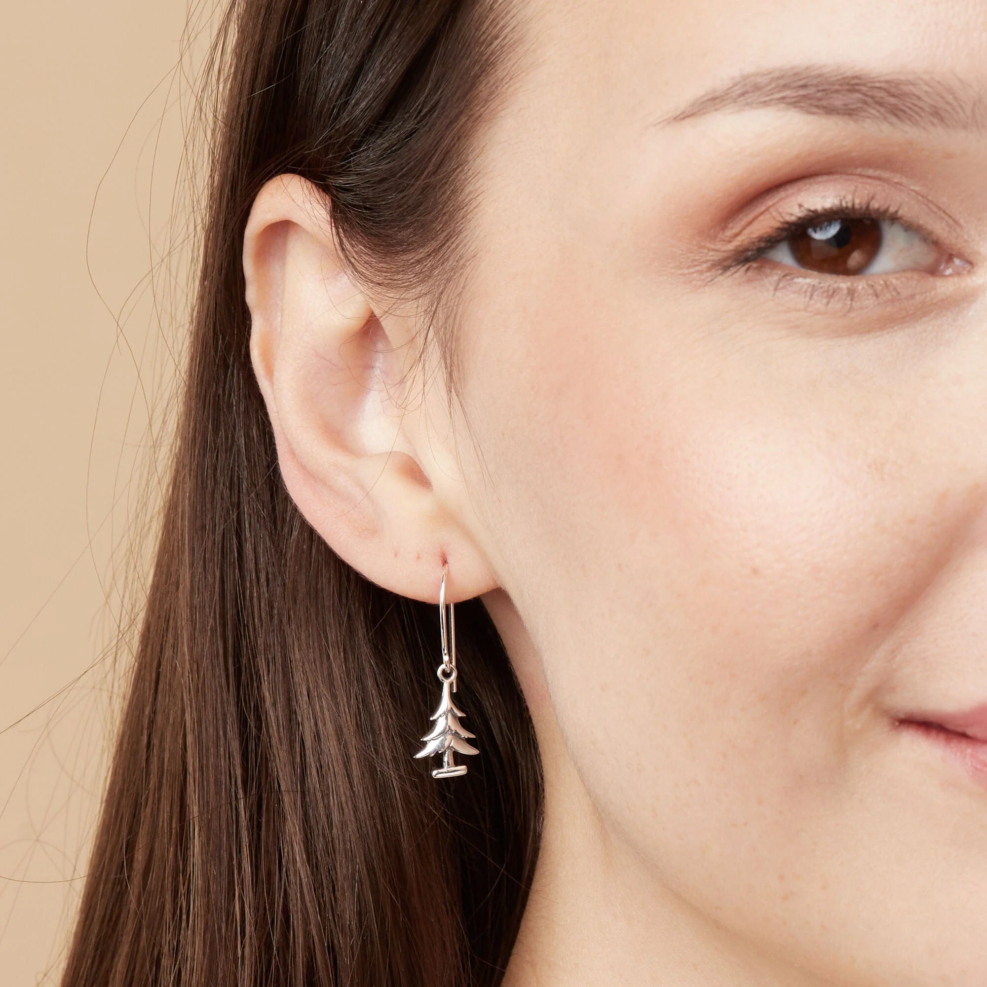Pine Tree Drop Earrings - Image 2